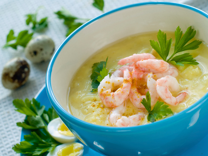 Sopa de gambas