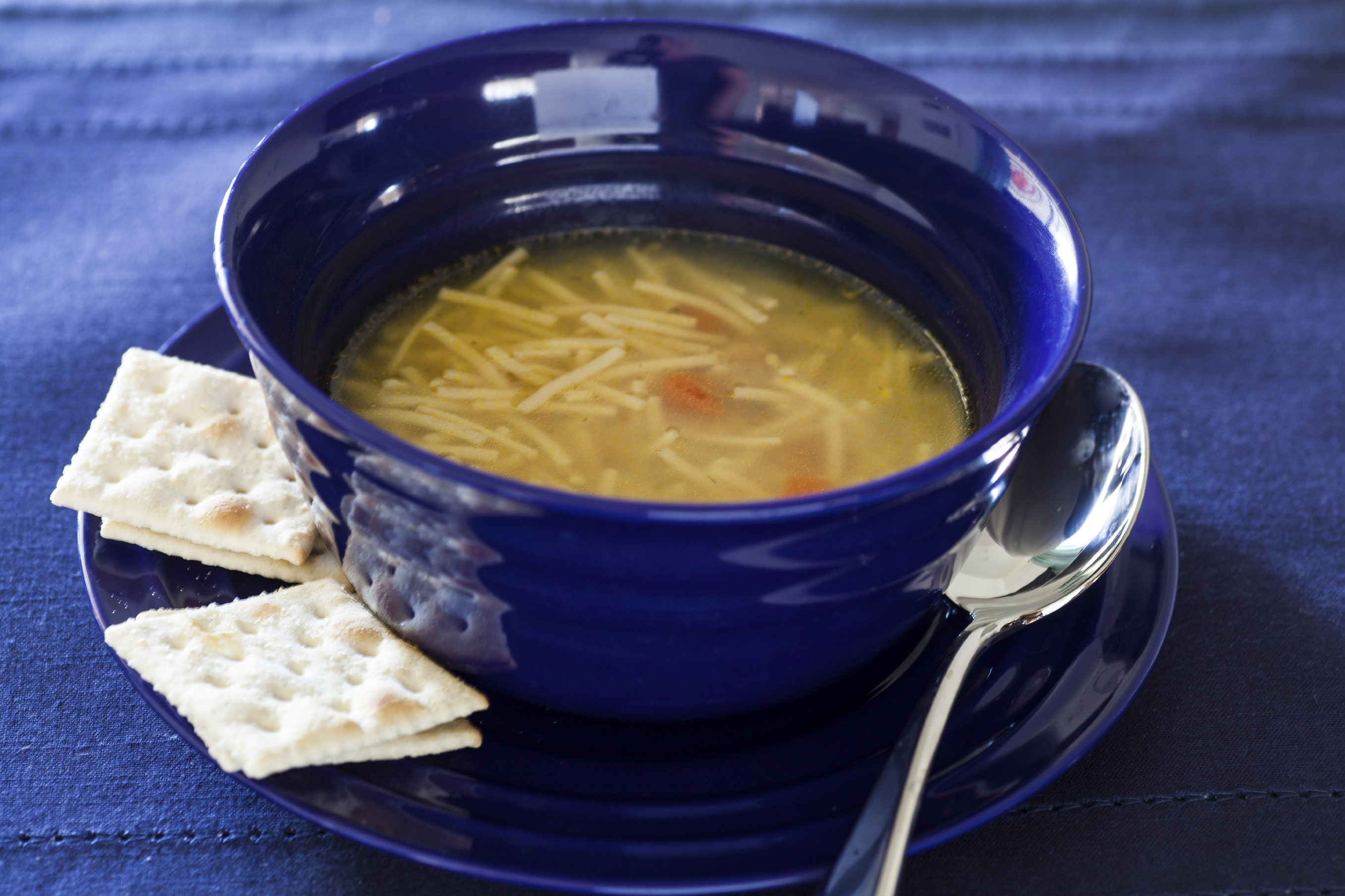 Sopa mexicana de fideos con pollo