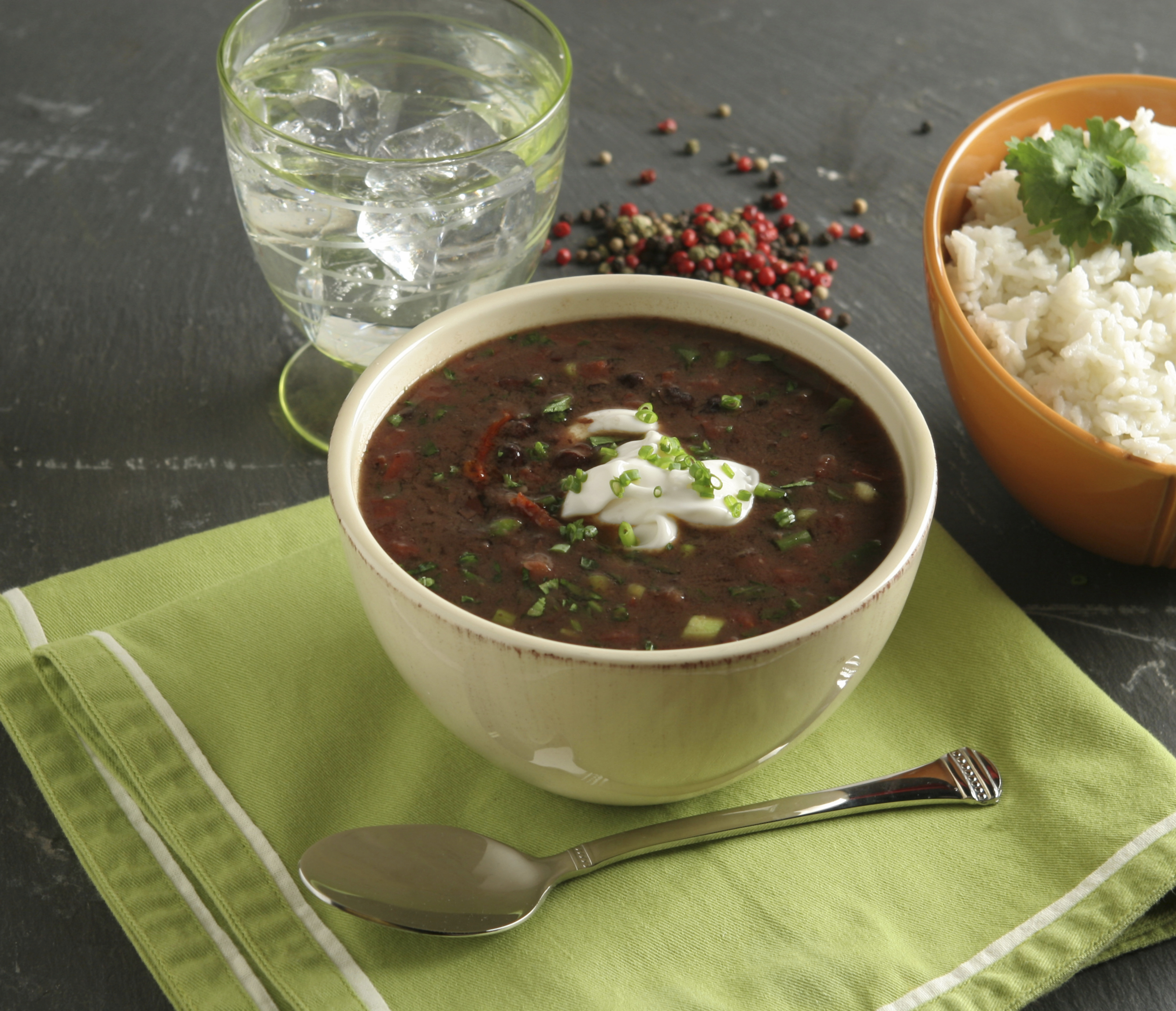 Sopa de fréjoles pintos