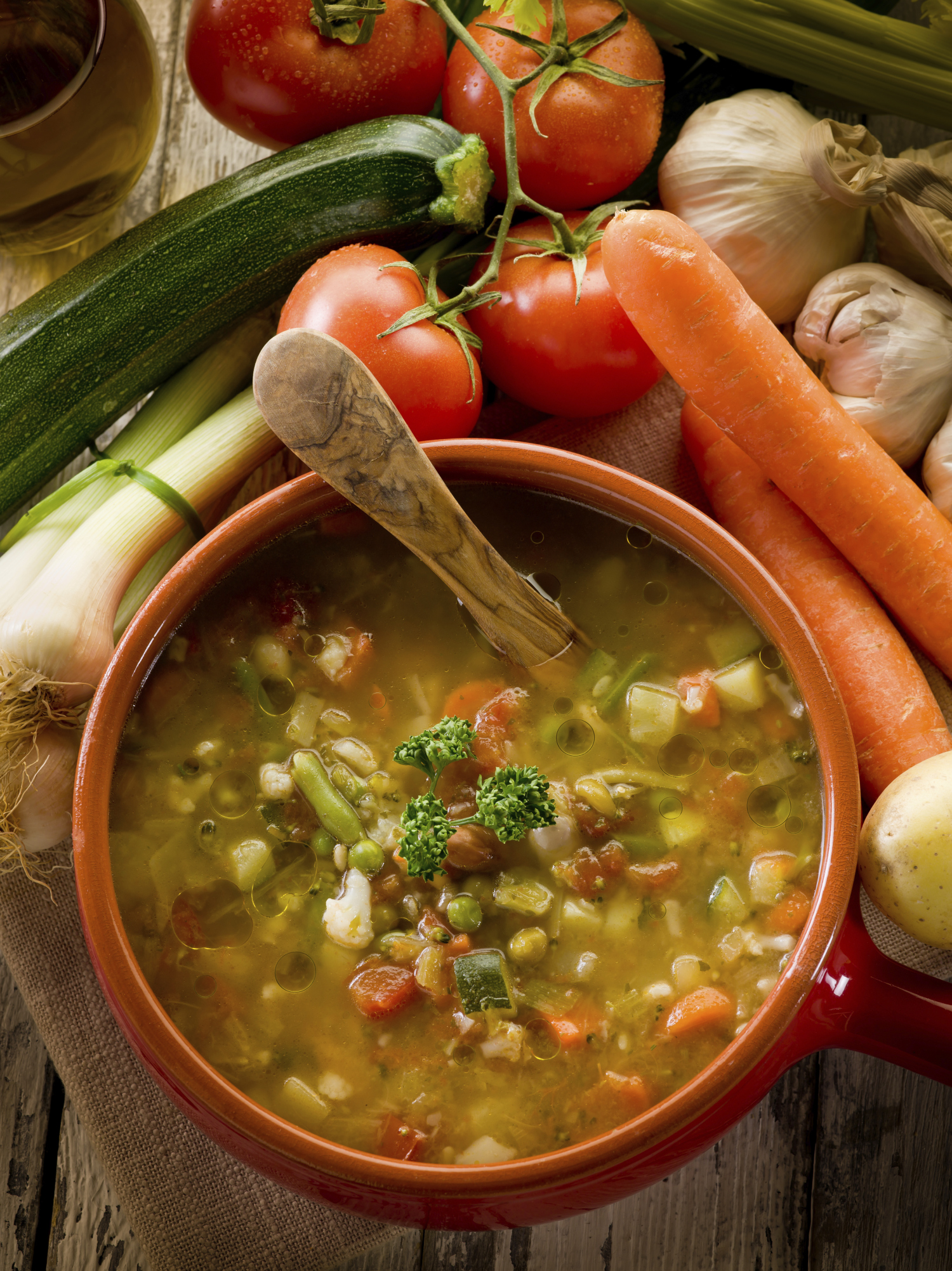 Sopa de invierno sin carne