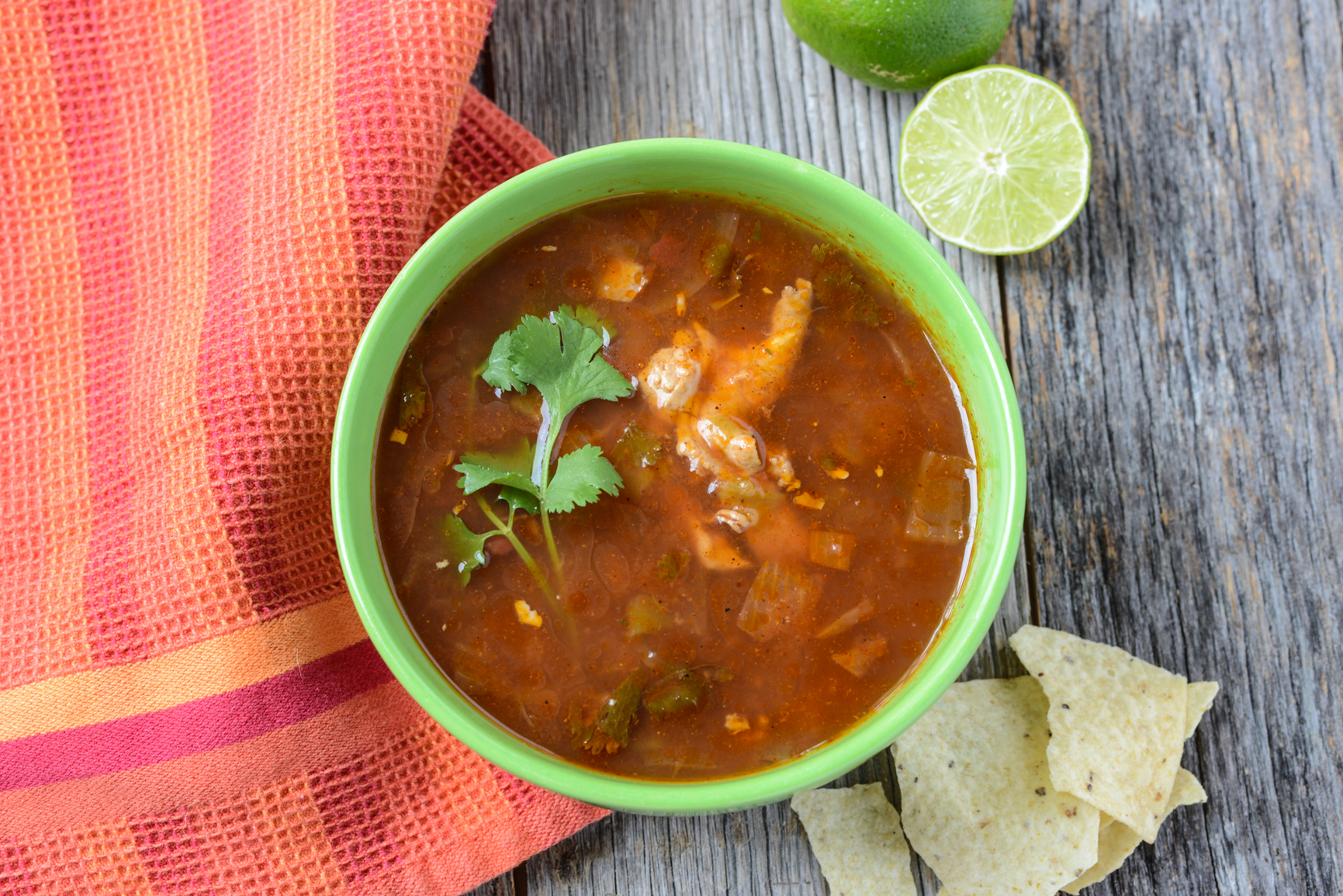 Sopa de lima de Yucatán