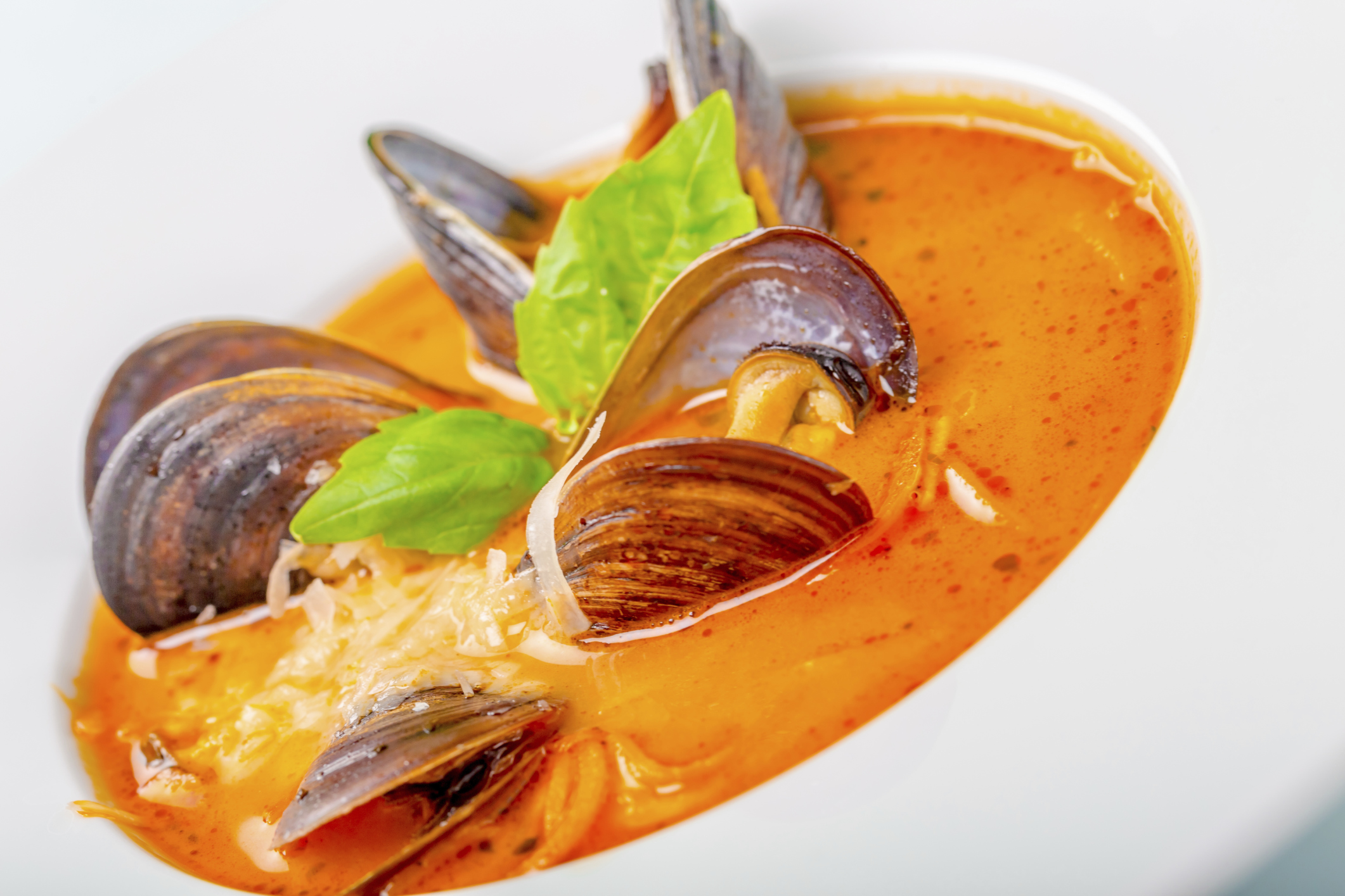 Sopa de mejillones