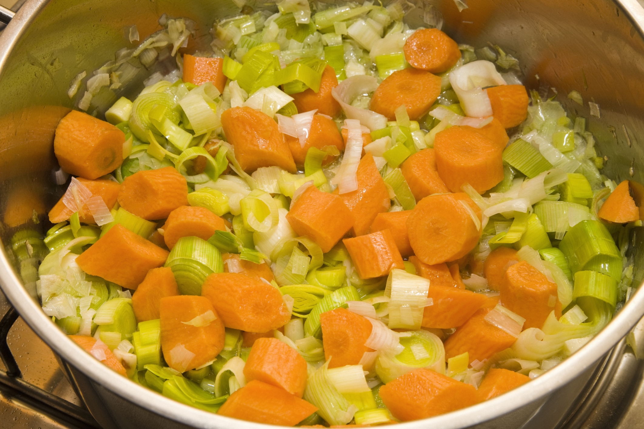 Sopa de verduras casera
