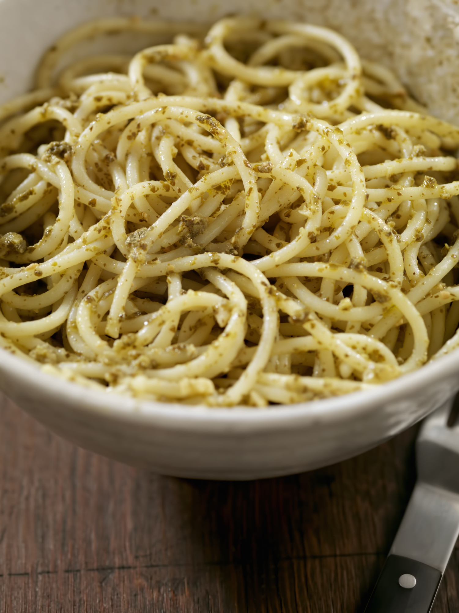 Spaghetti aglio (Espagueti al olio y ají)