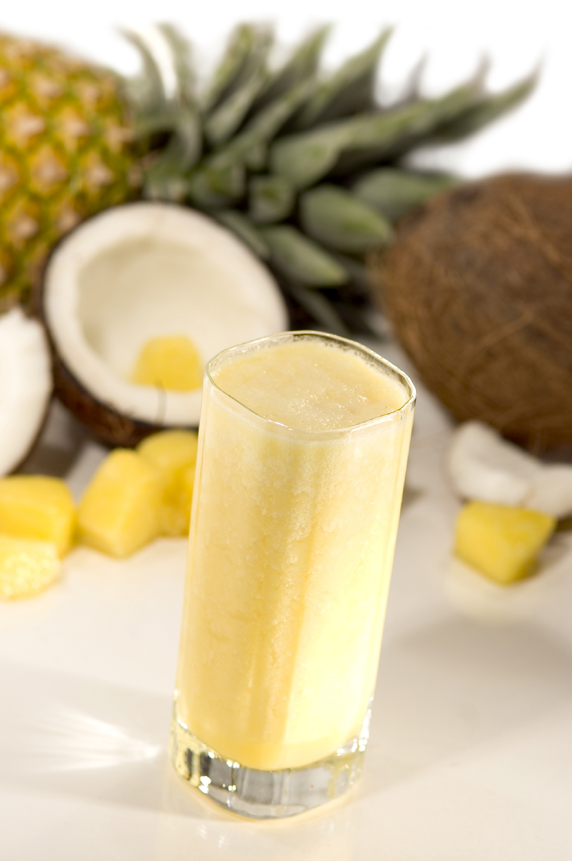 Batido de piña y coco