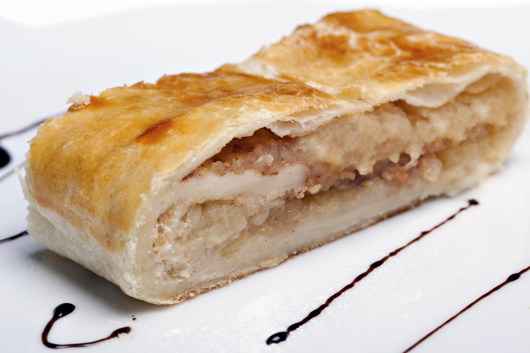 Strudel de manzana con canela