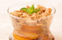 Salteado de manzana a la canela con crumble