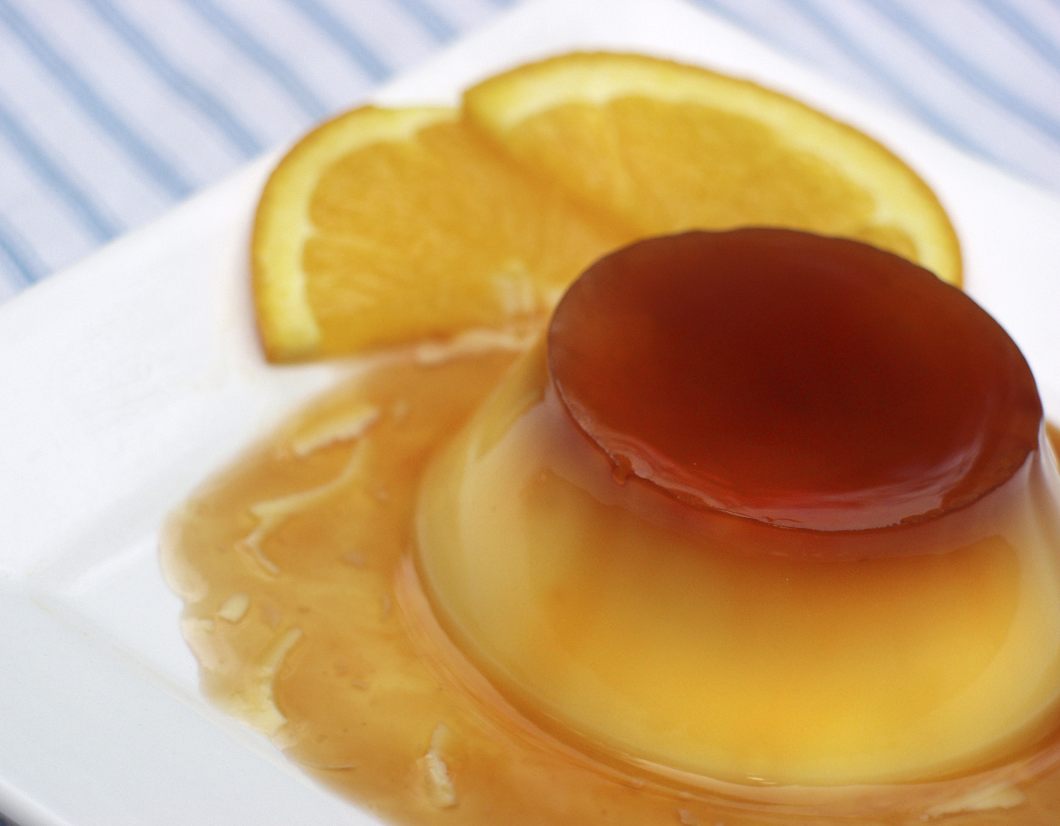 Super flan de naranja