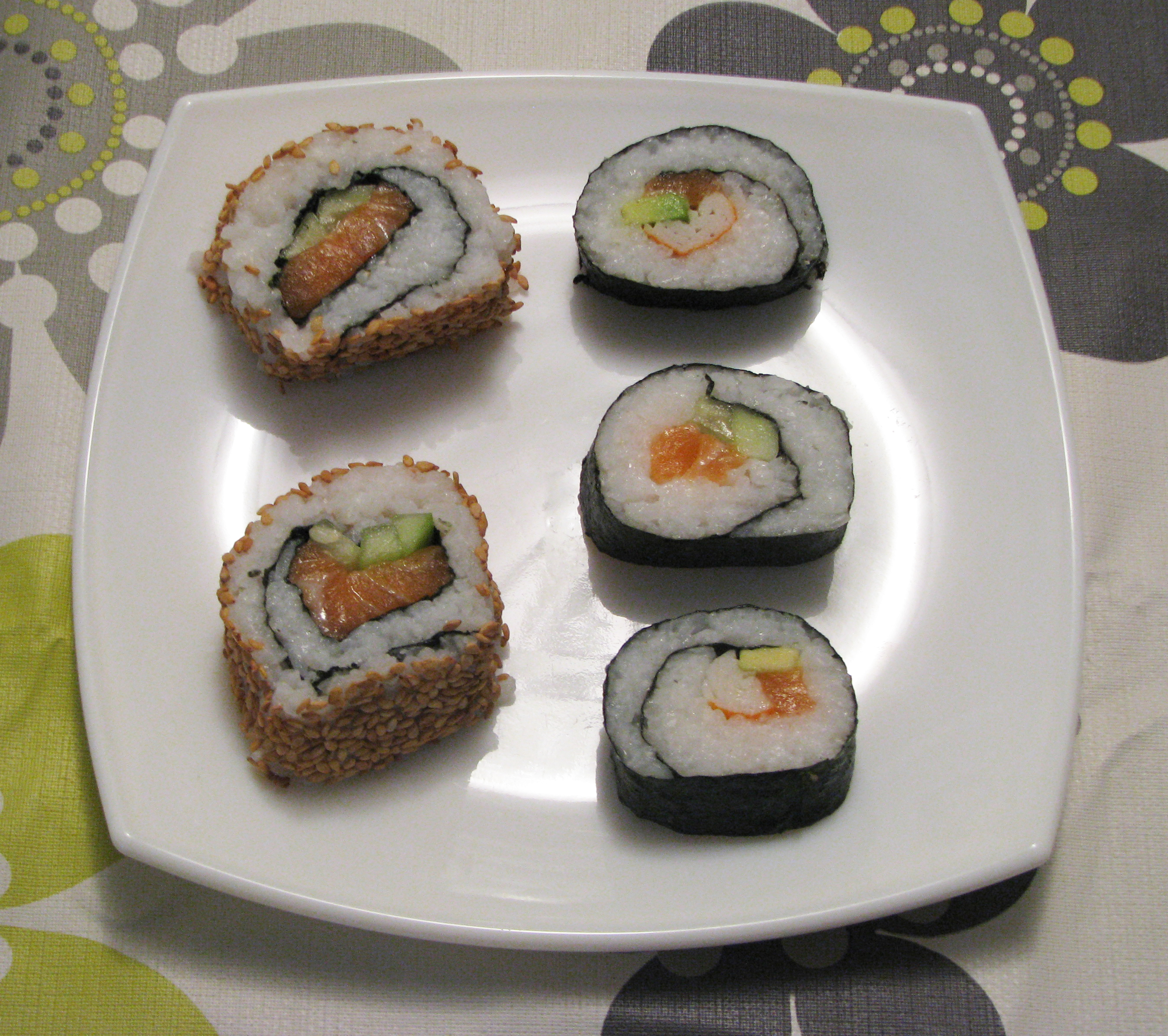 Sushi casero