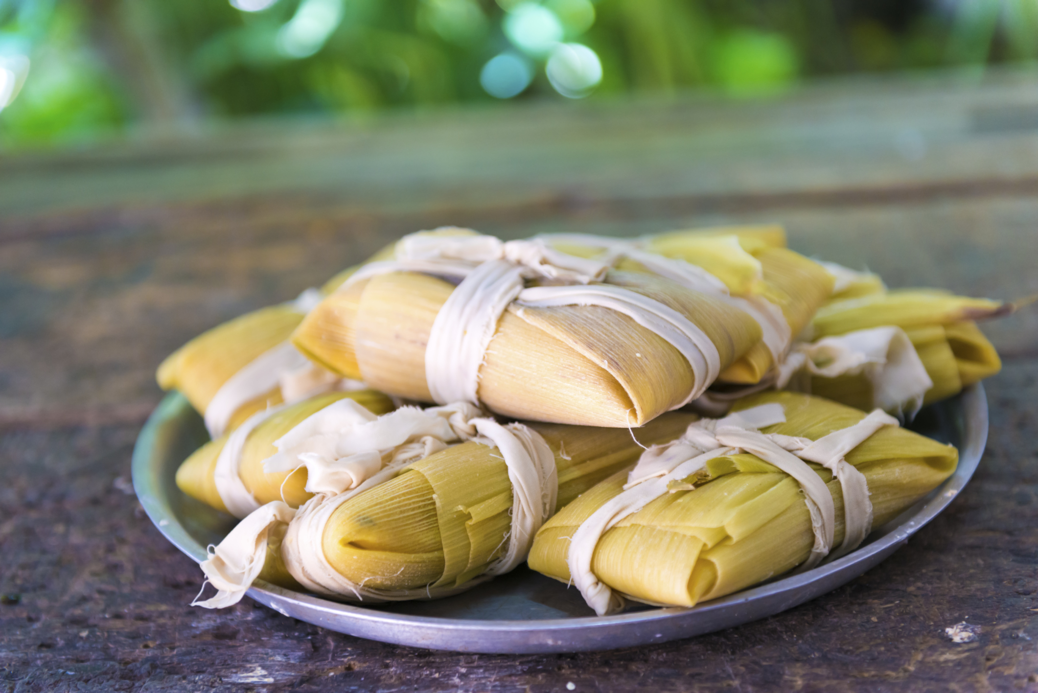 Tamales con chipilín