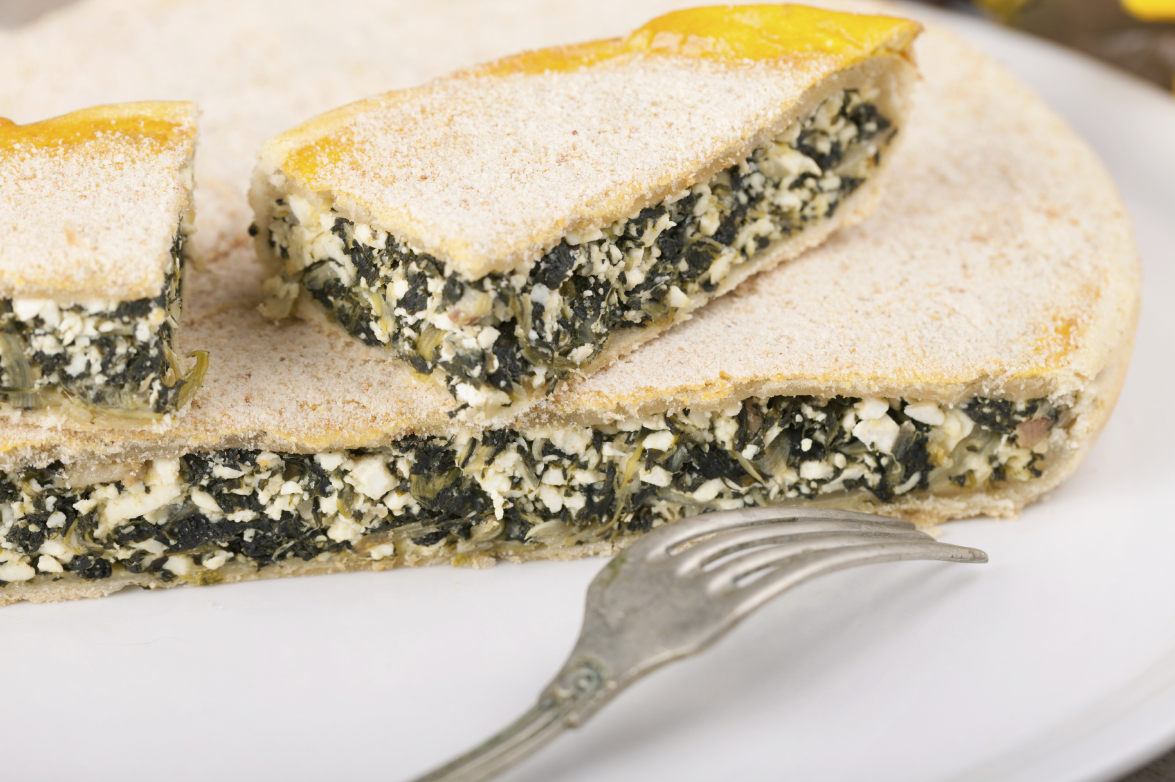 Tarta de acelga y queso