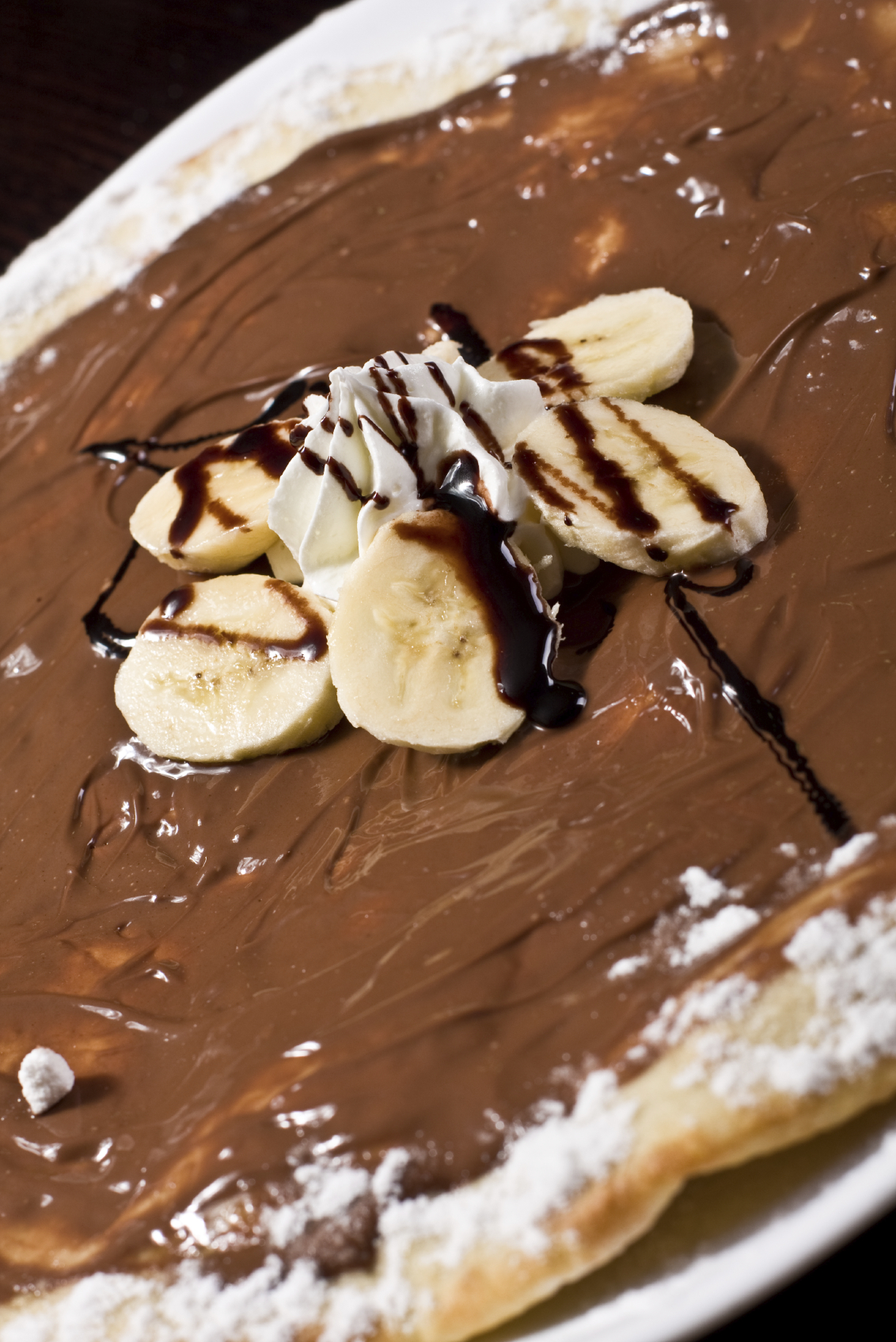 Tarta de bananas y chocolate