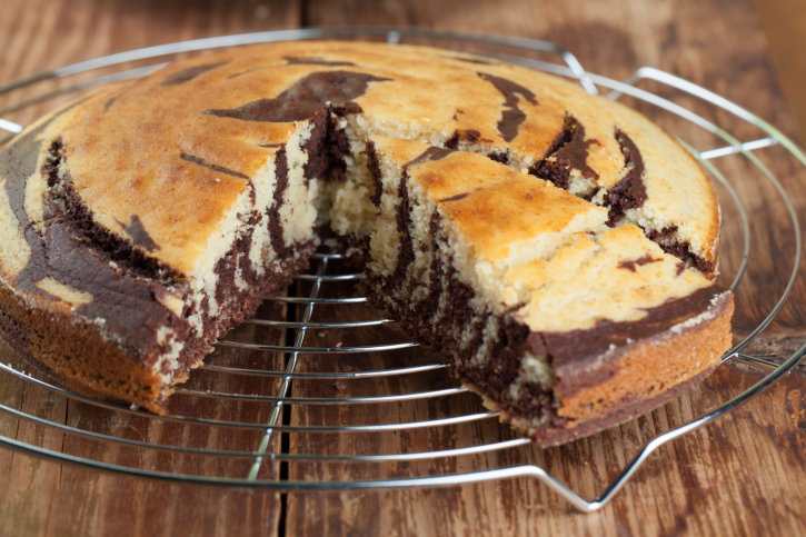 Receta de tarta cebra