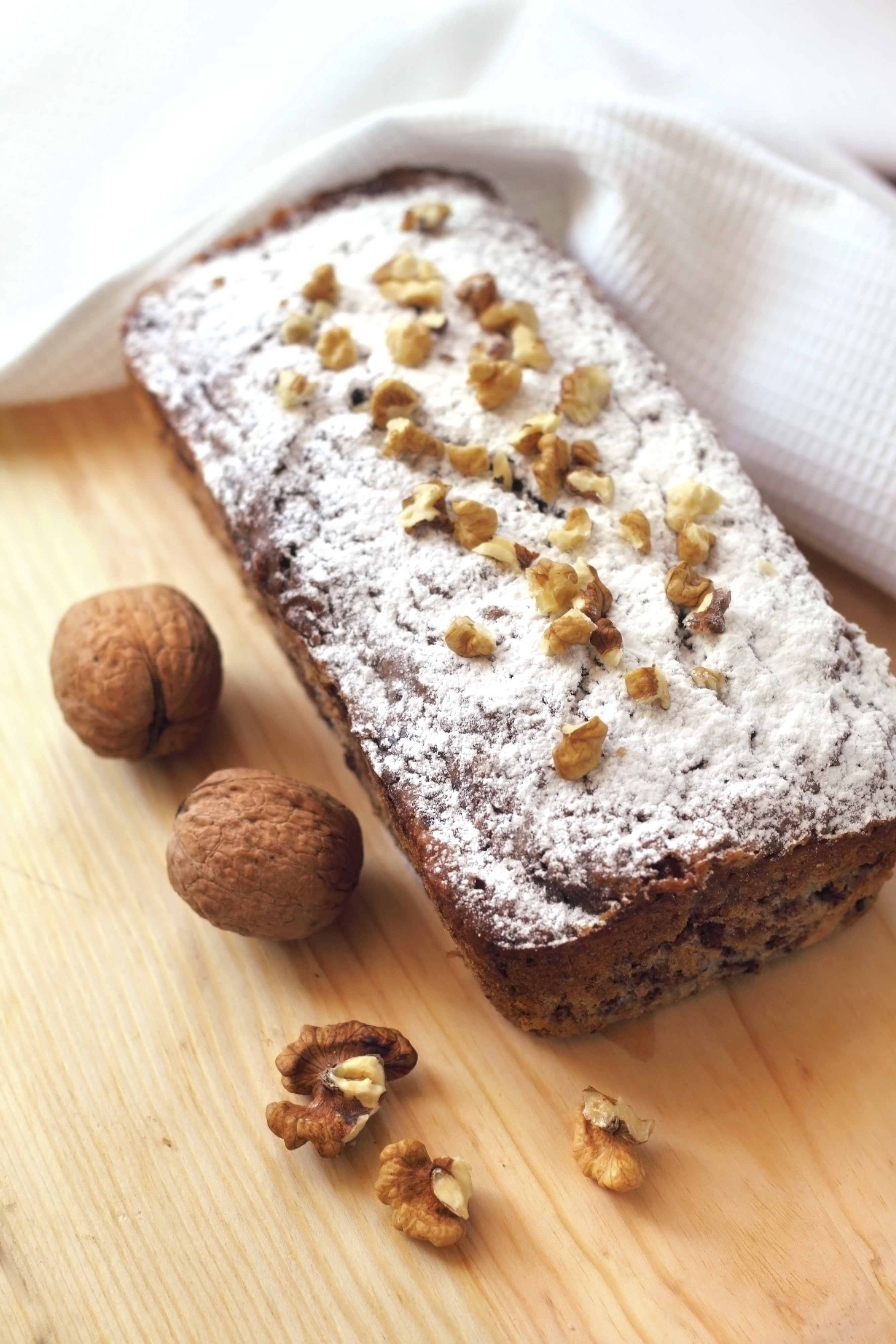 Tarta de chocolate con nueces