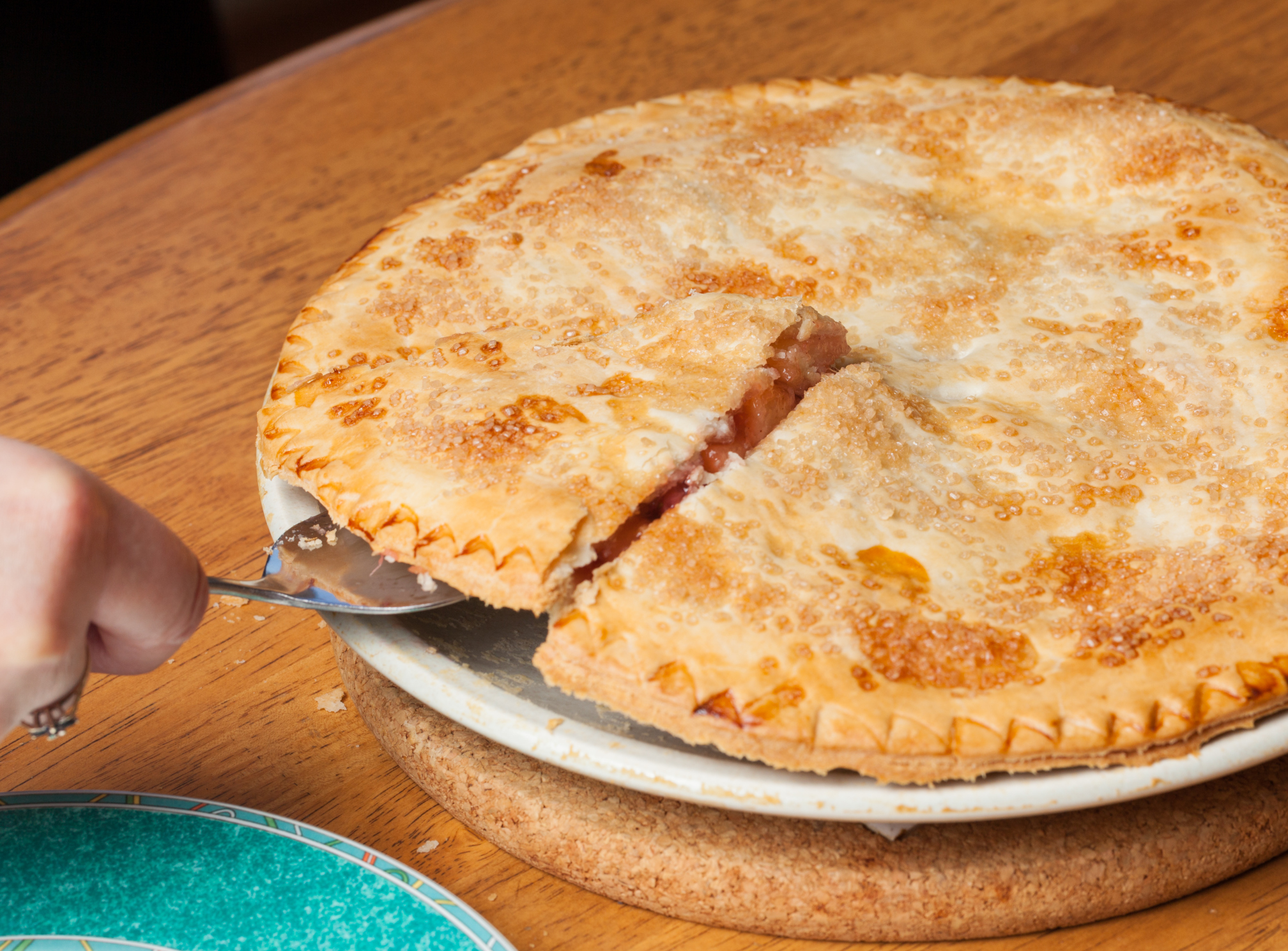 Tarta de compota de manzana