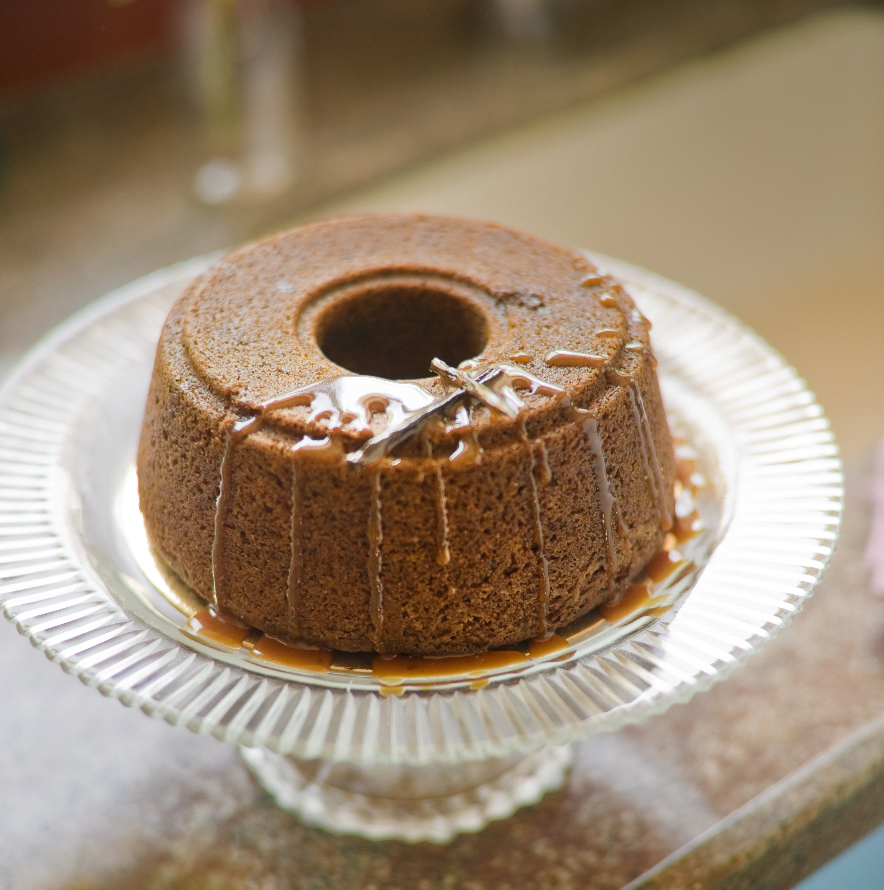 Tarta de miel, limón y jengibre