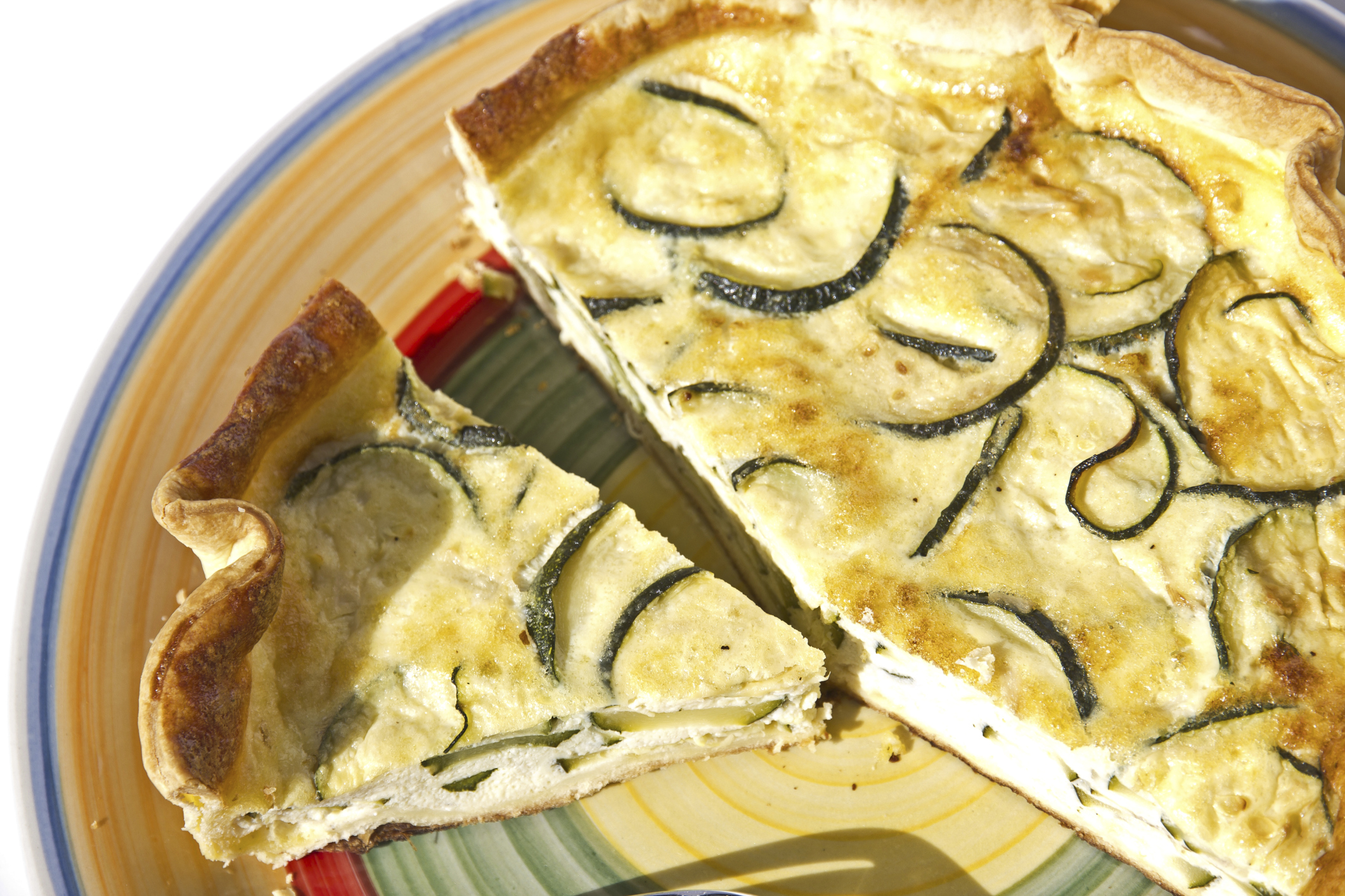 Tarta doble de calabacines