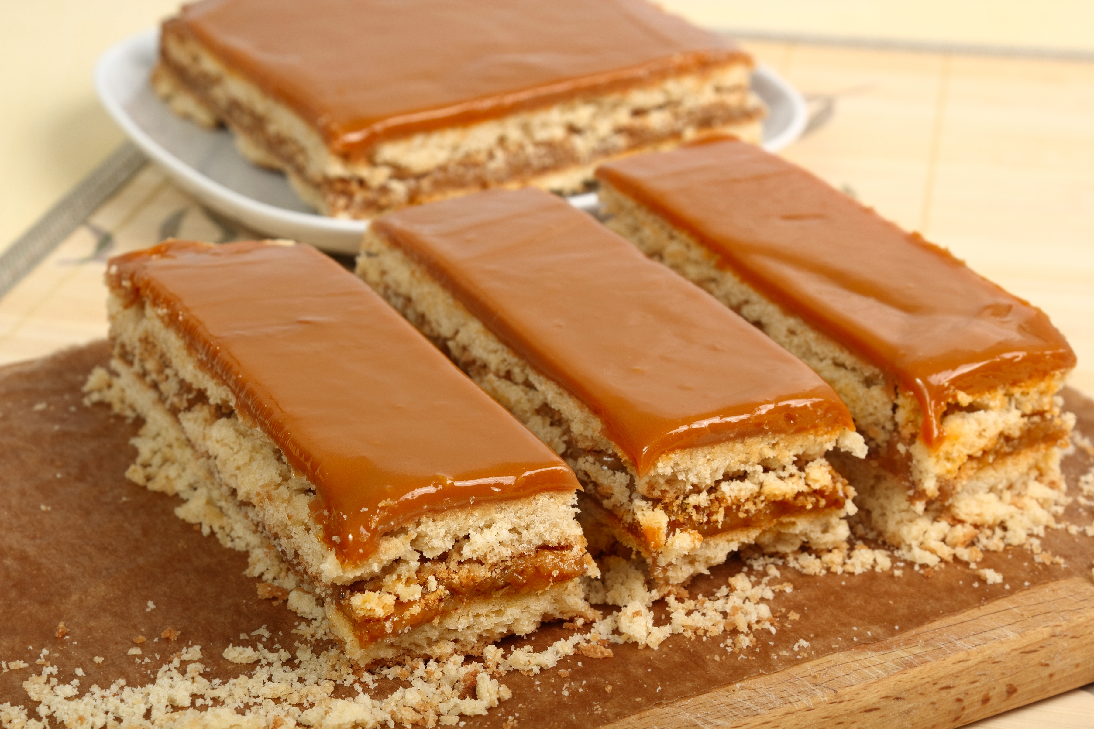 Tarta de dulce de leche