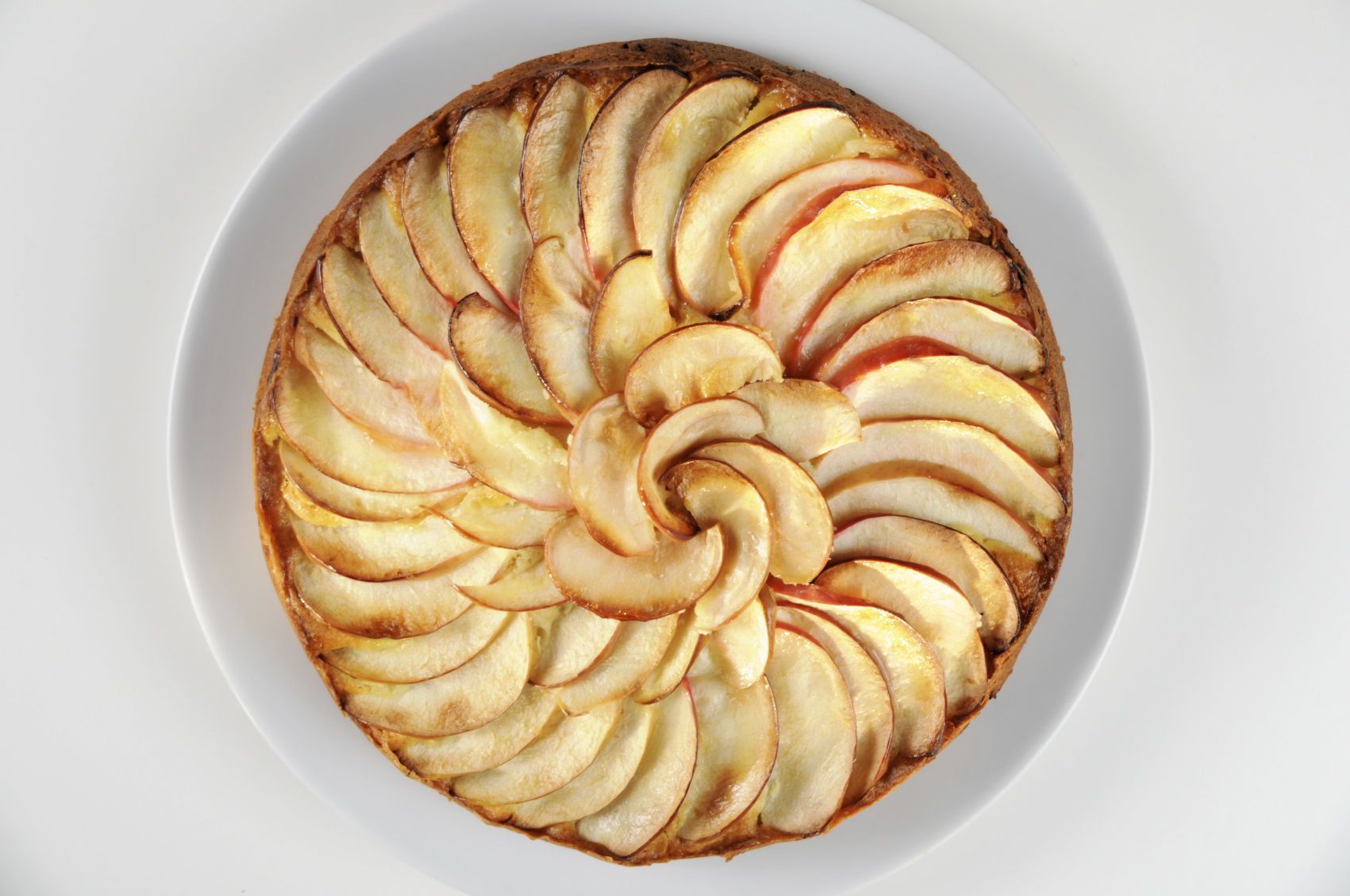 Tarta de manzana con hojaldre