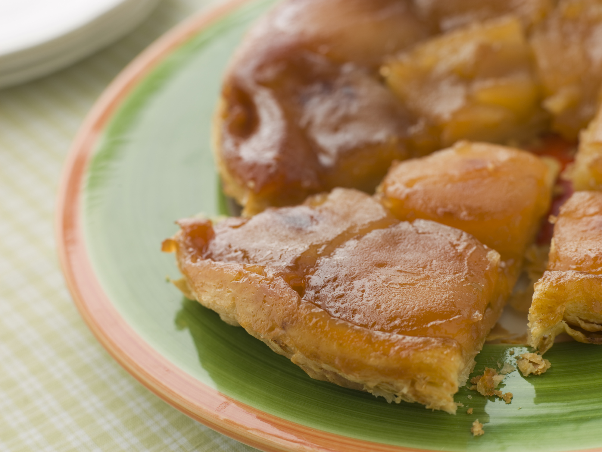 Tarta de manzanas con canela y ron