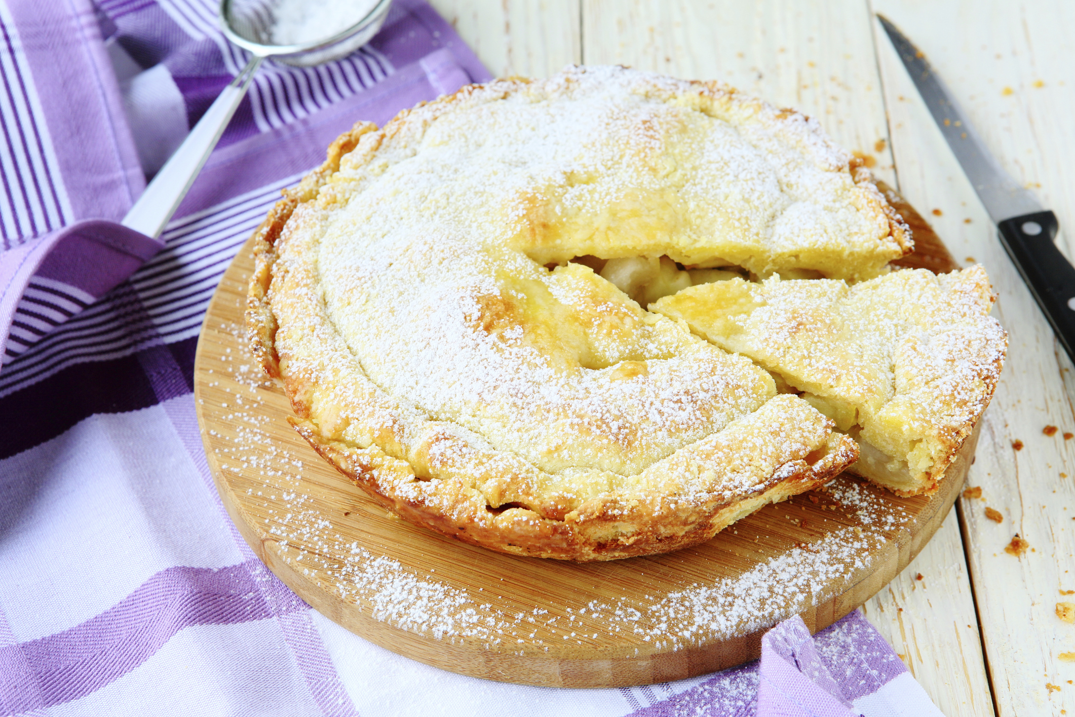 Tarta de piña colada con queso