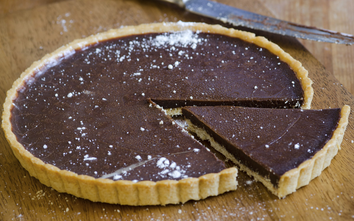 Tarta de chocolate sencilla