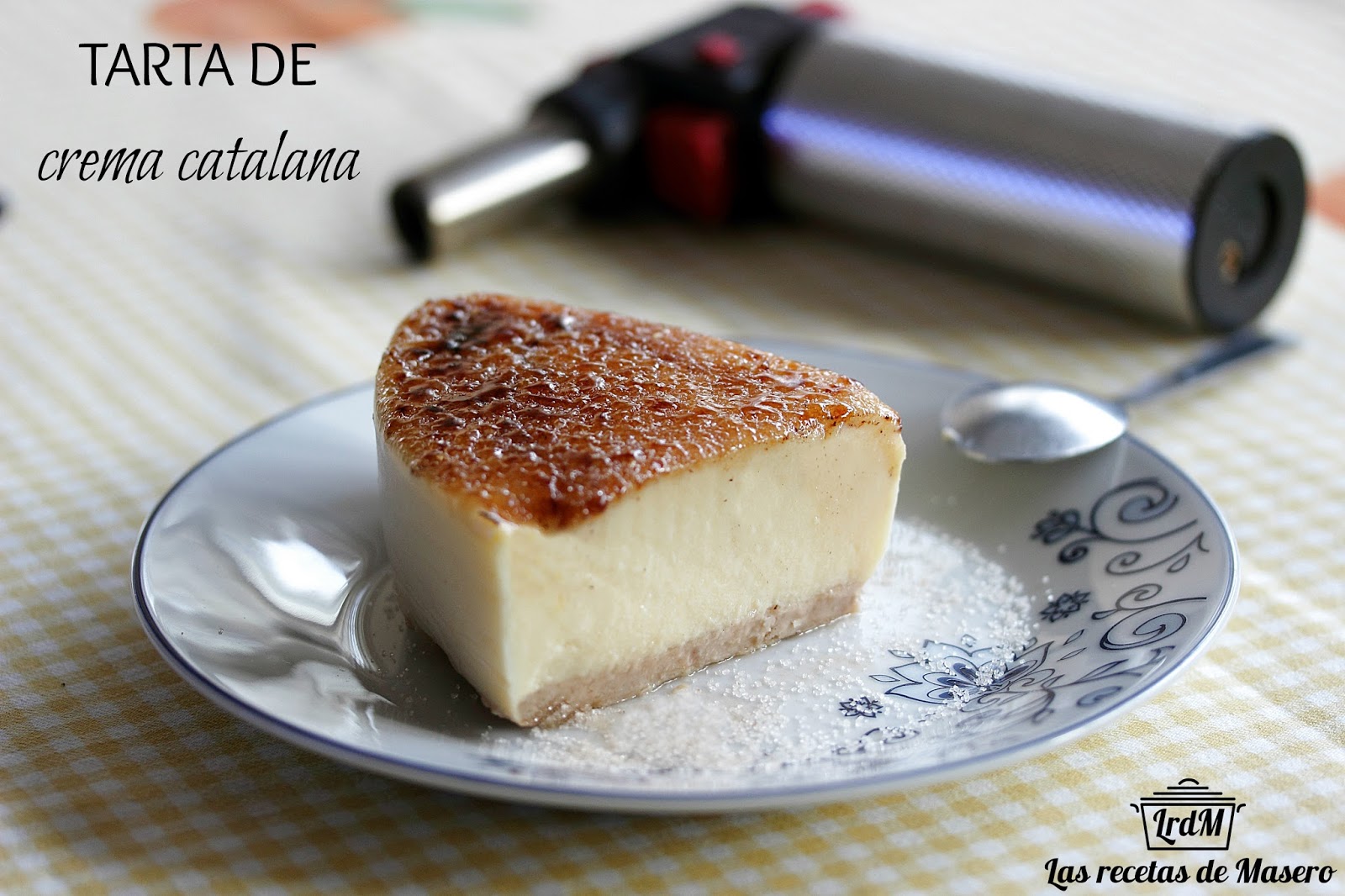 Tarta de crema catalana