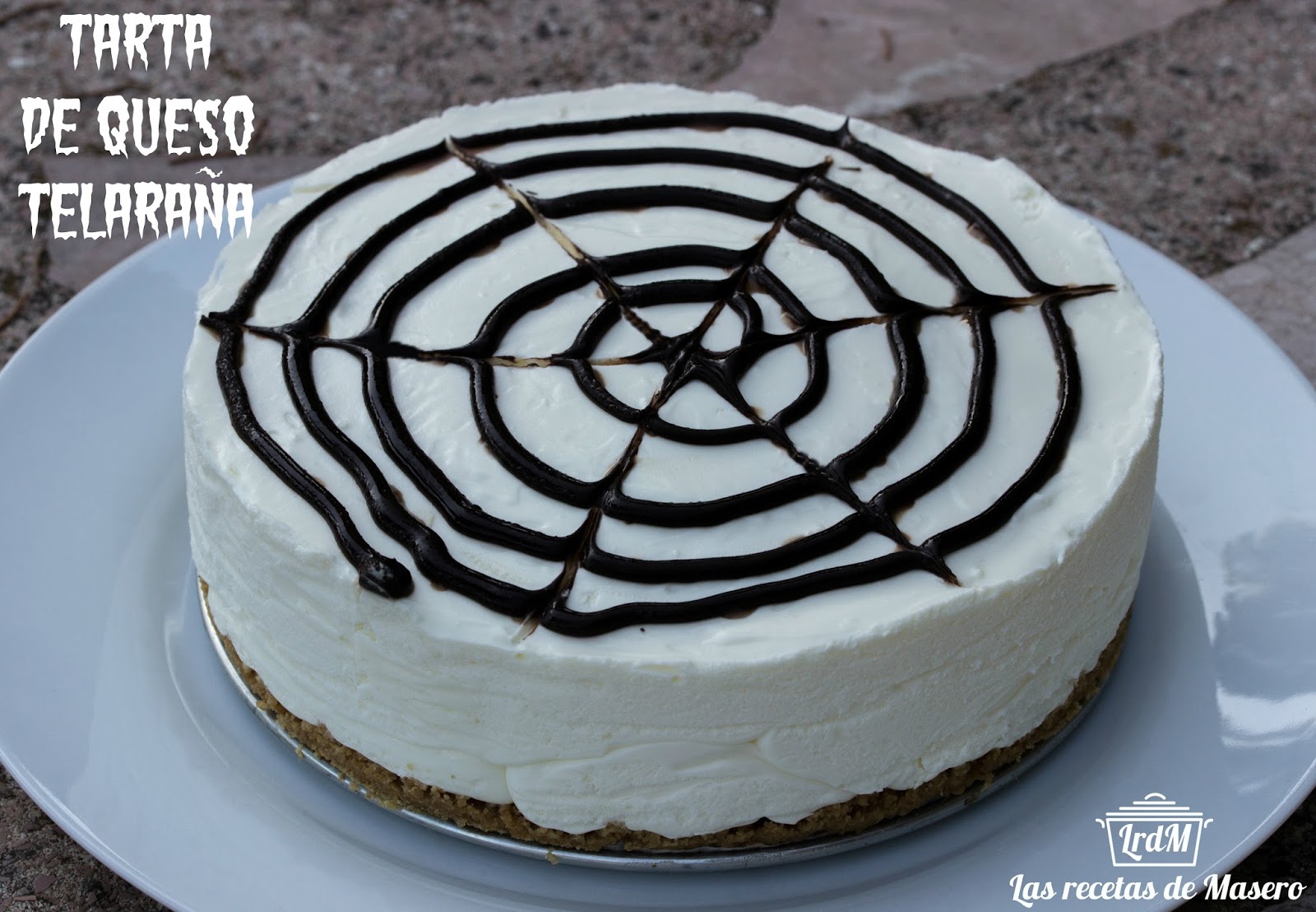 Tarta de queso telaraña