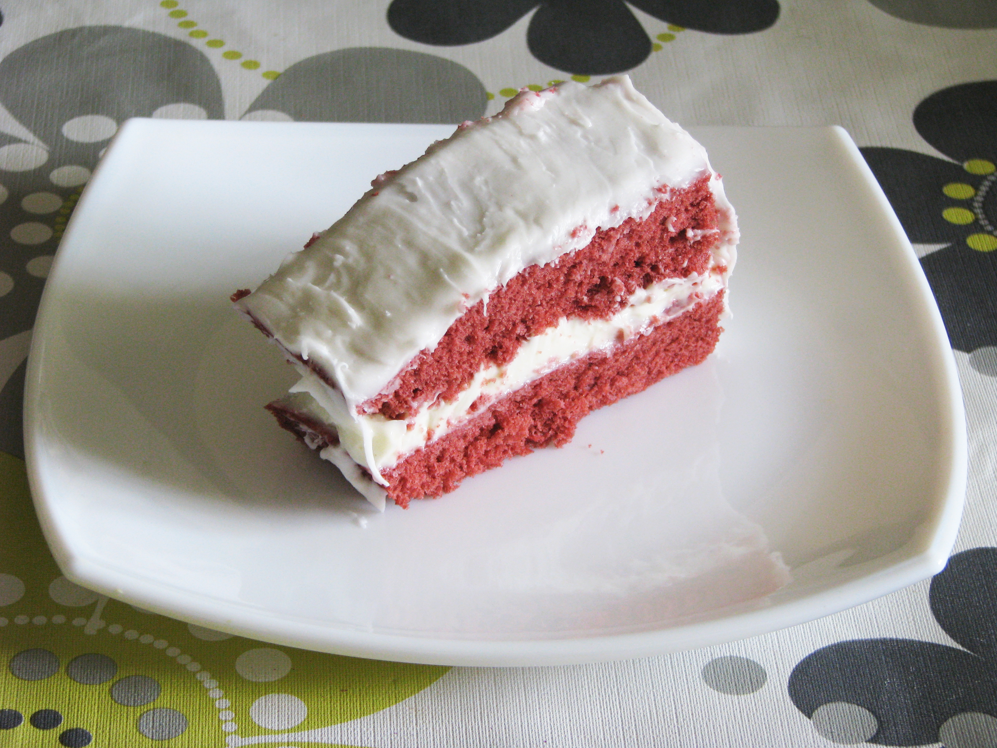 Tarta Red Velvet en microondas