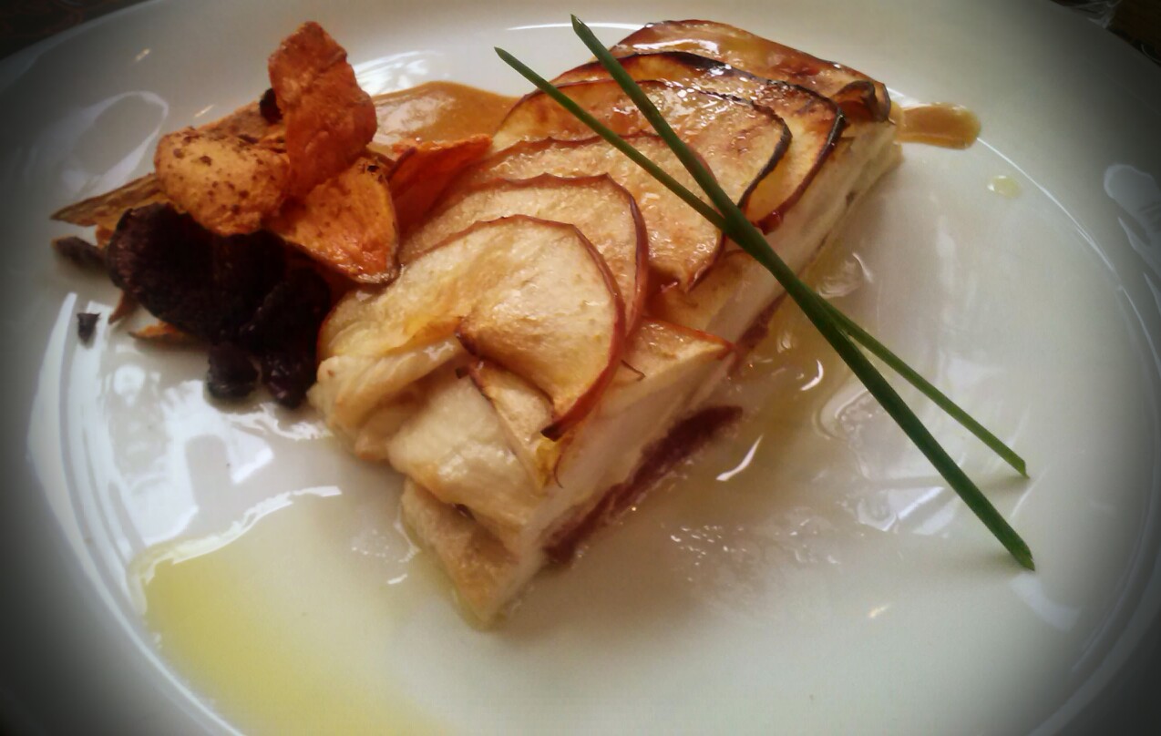 Tarta de Pollo con Manzana