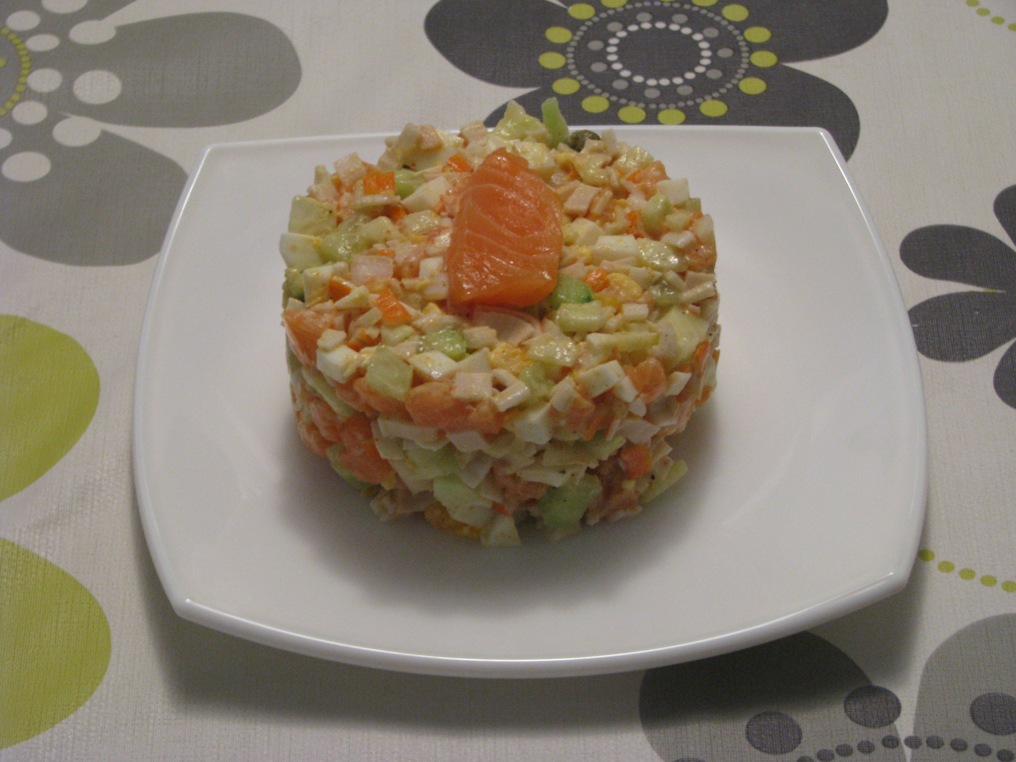 Tartar de salmón