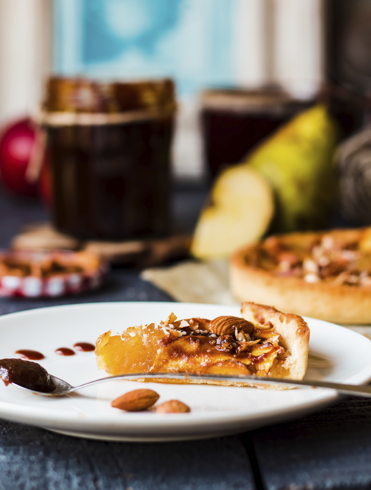 Tarte Tatín de Peras y Damascos