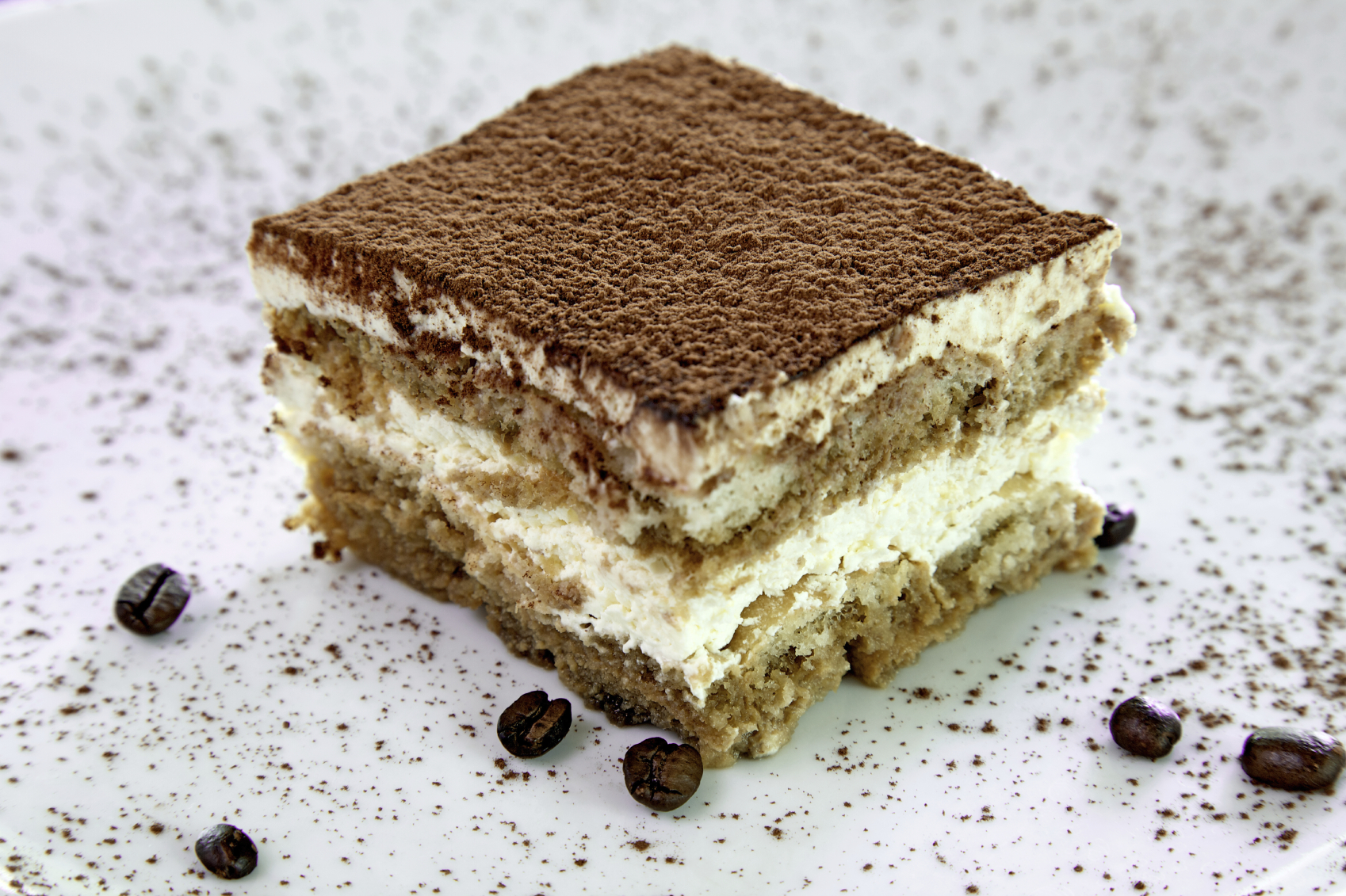 Tiramisú ligero