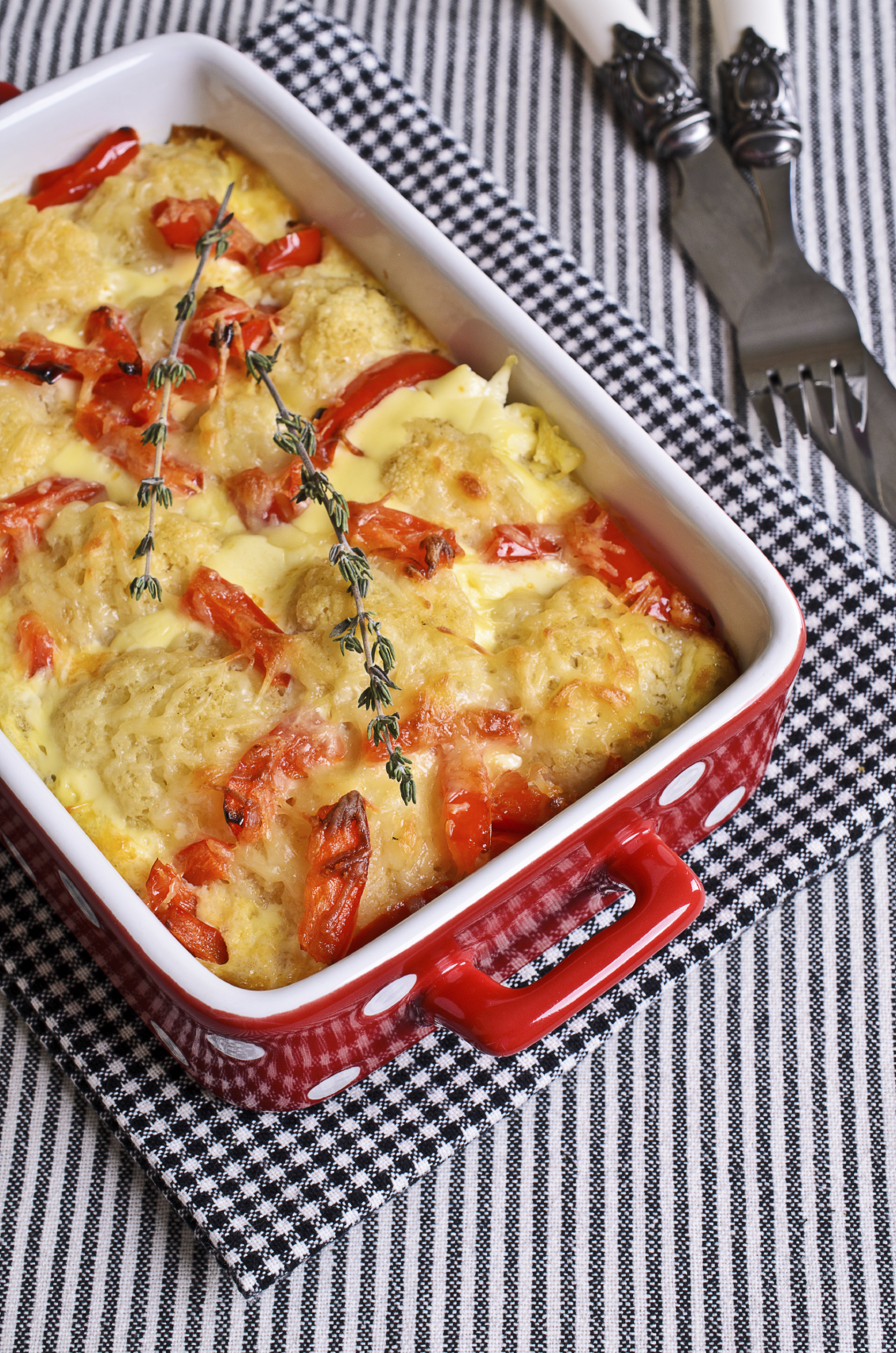 Tomates gratinados