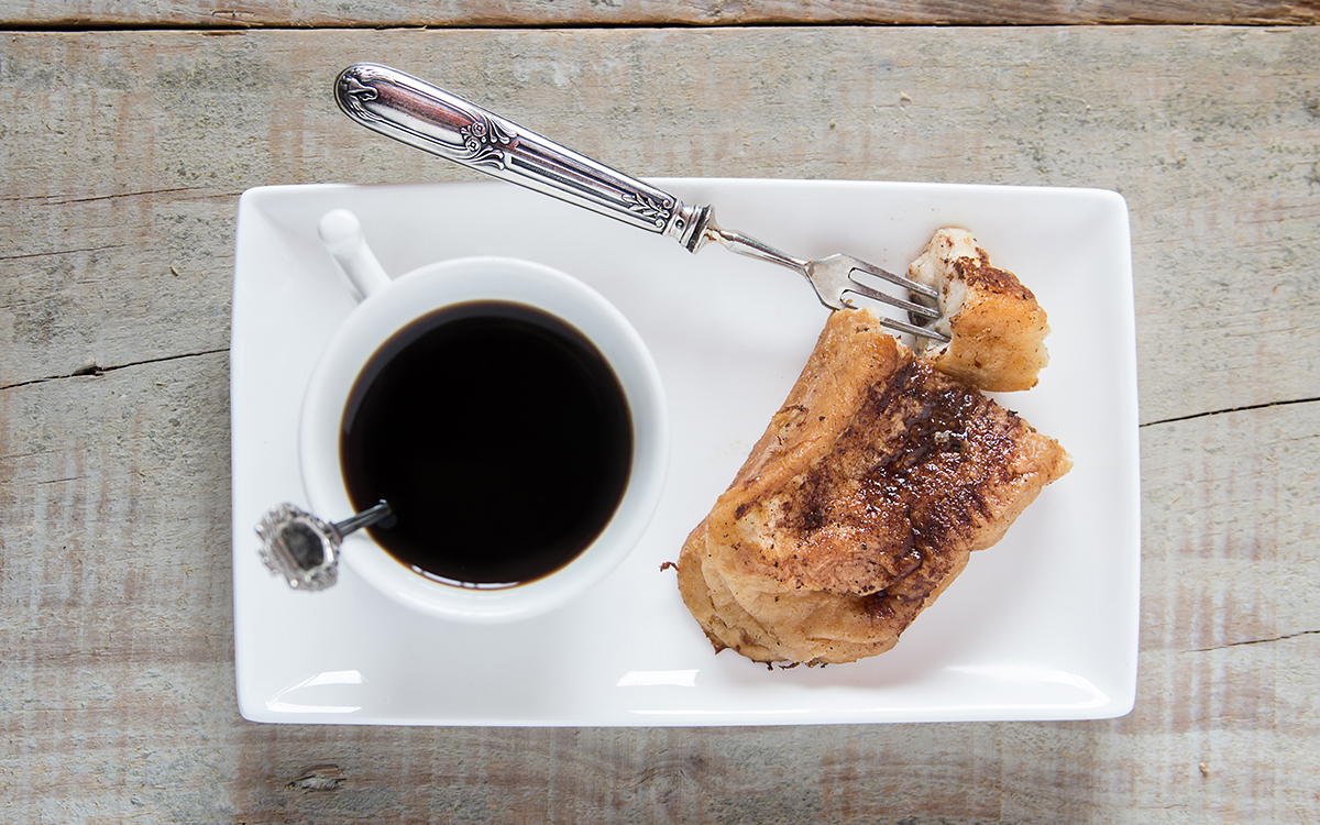 Torrijas de leche y crema de whisky