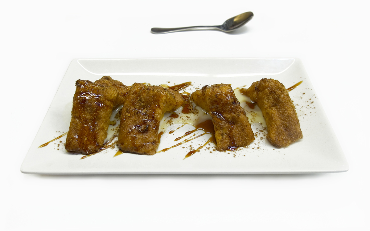 Torrijas con toffee de caramelo