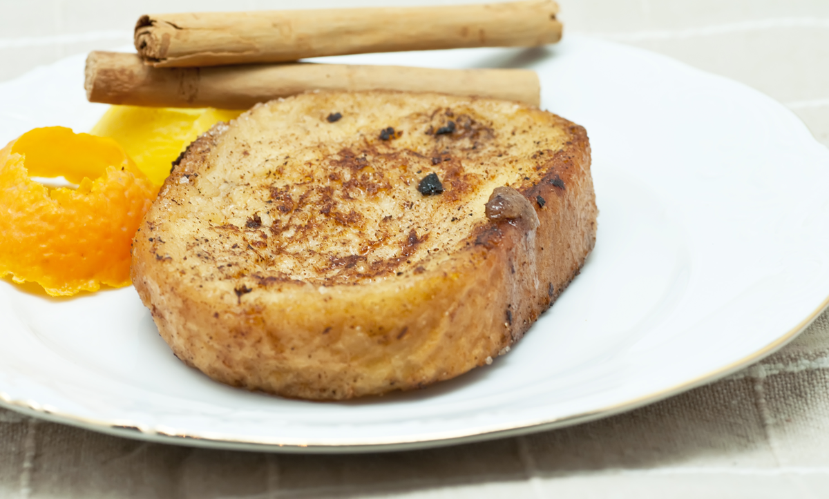 Torrijas con naranja 