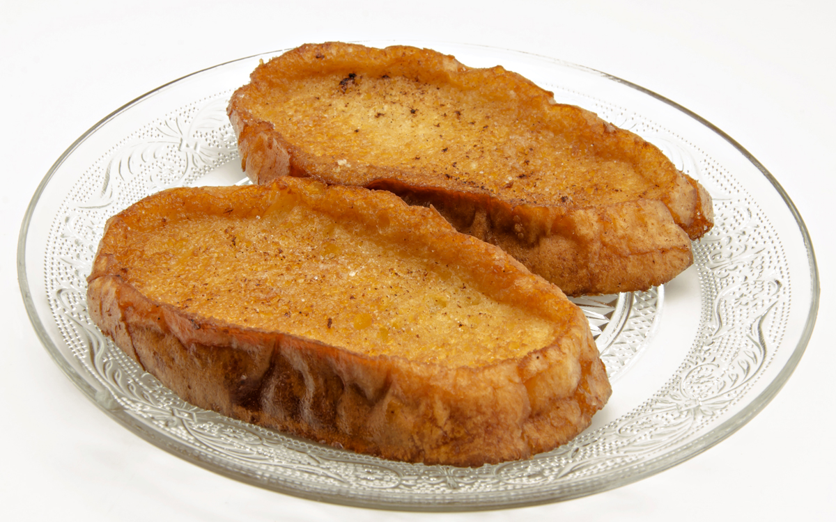 Torrijas sin huevo