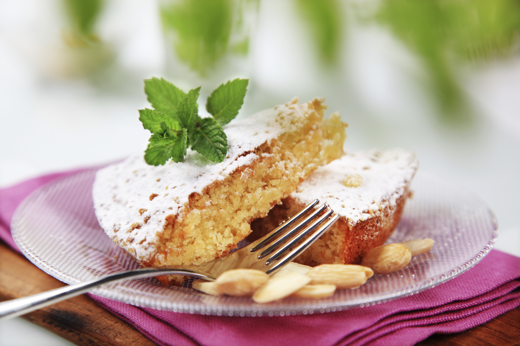 Torta de almendras y amaretto