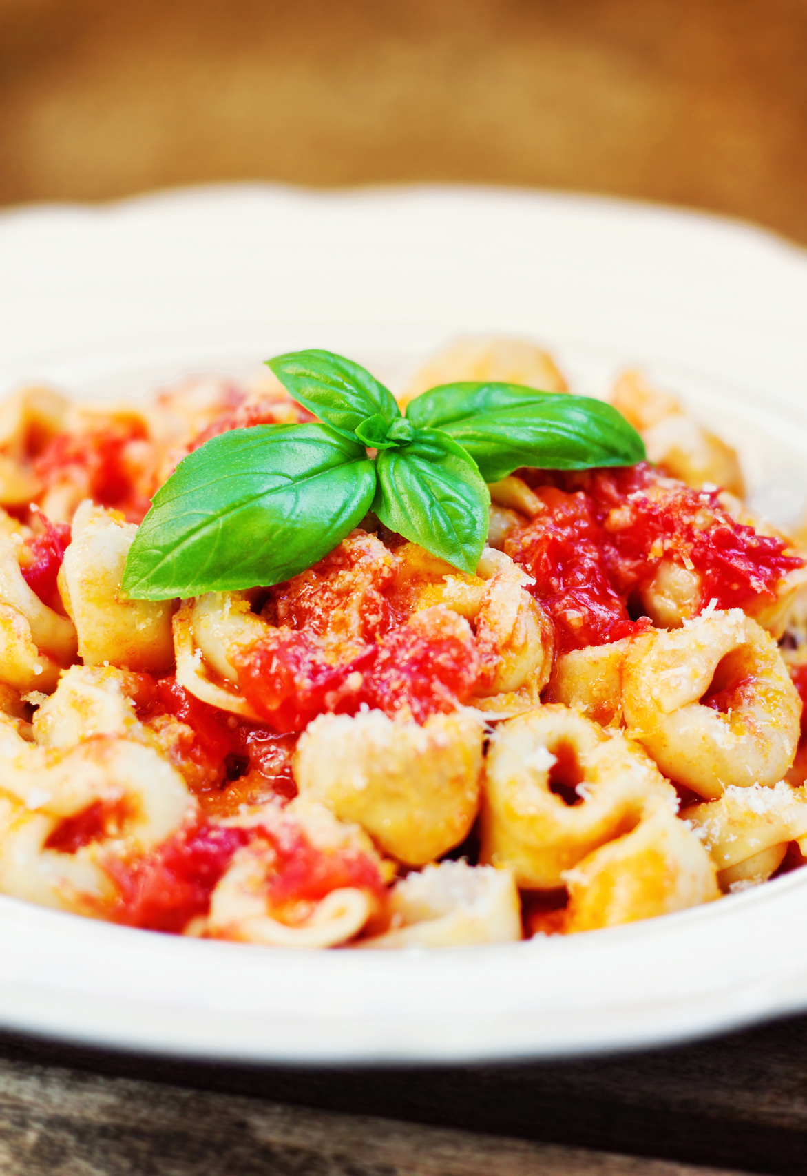 Tortellini de carne con atún