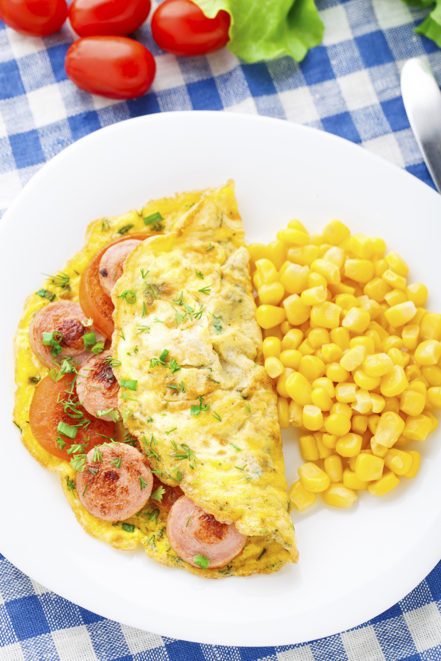 Tortilla de butifarra de huevo (de Cuaresma)