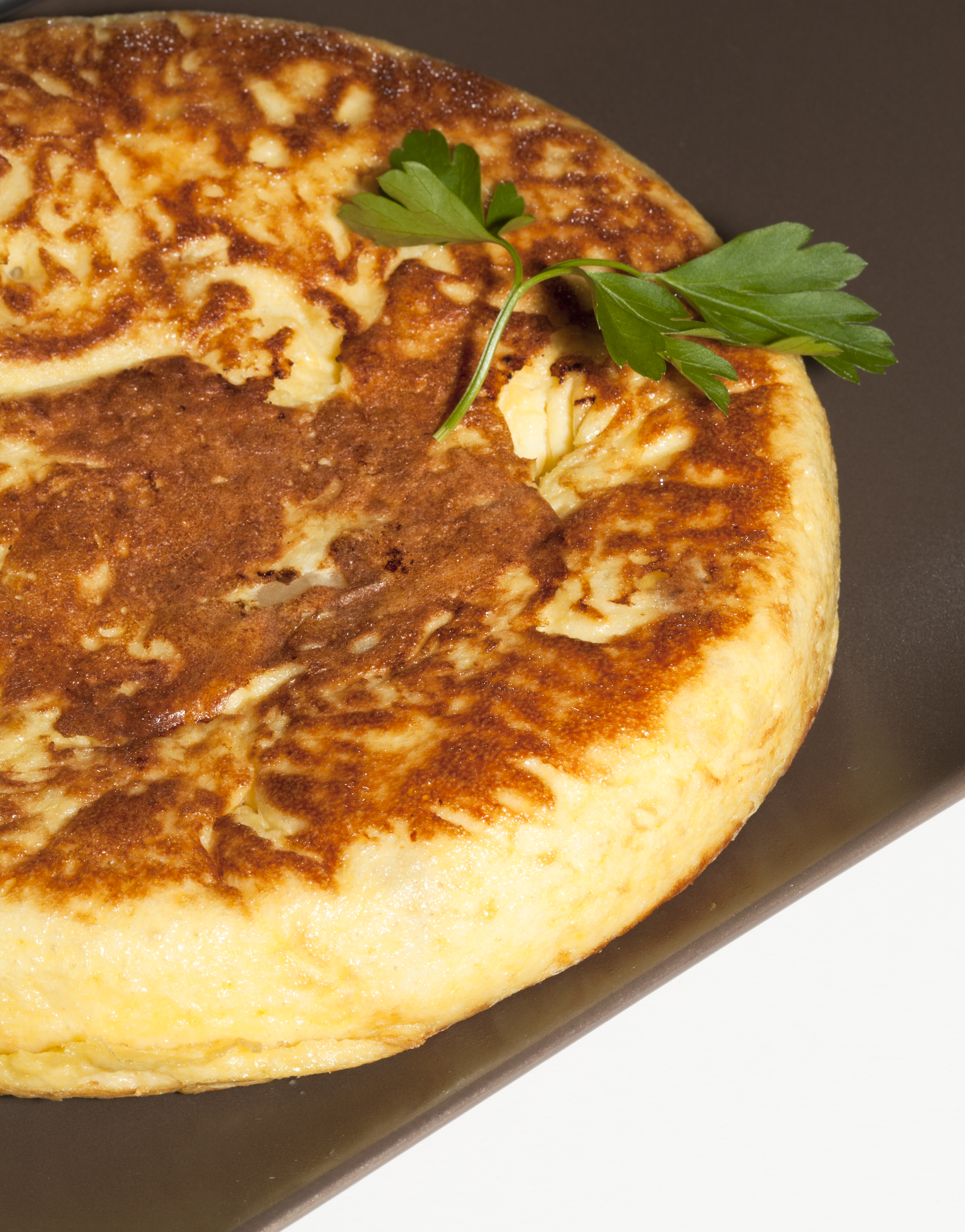 Tortilla de cebolla de verdeo 