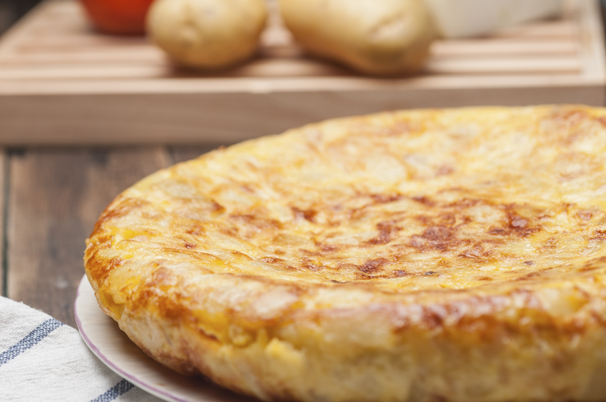 Tortilla de coliflor