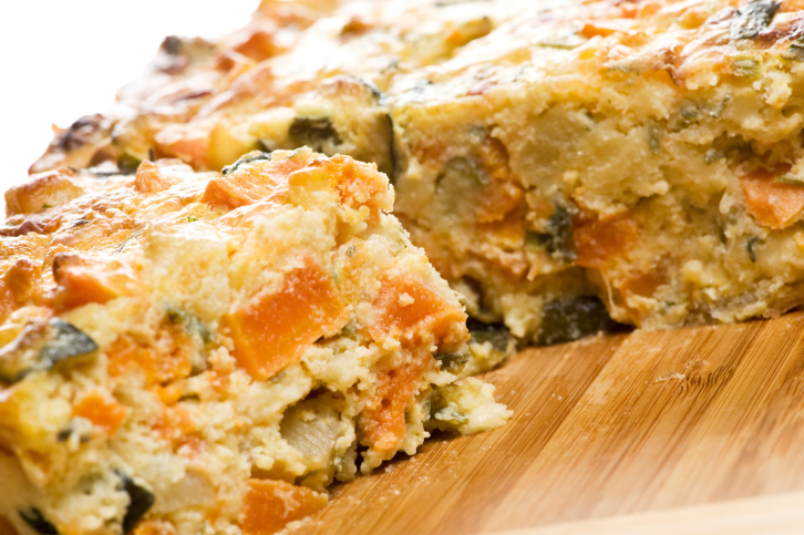 Tortilla de lechuga y zanahoria