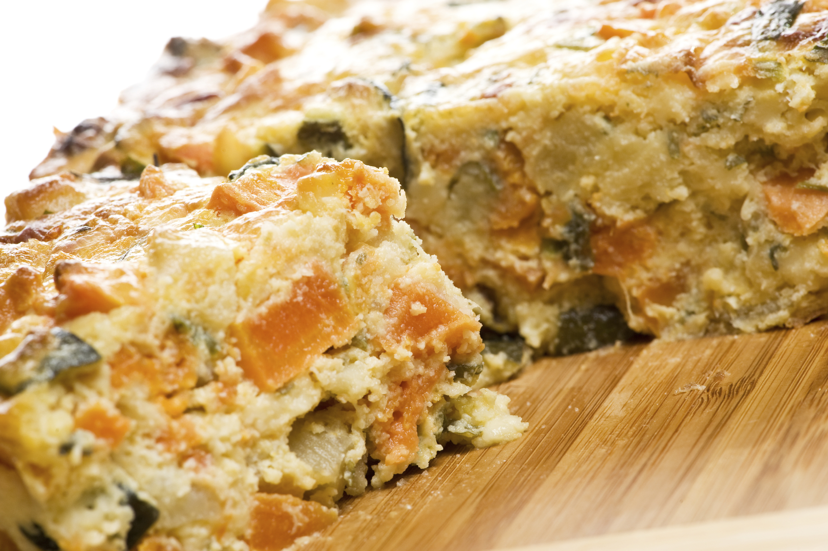 Tortilla de patata con zanahoria