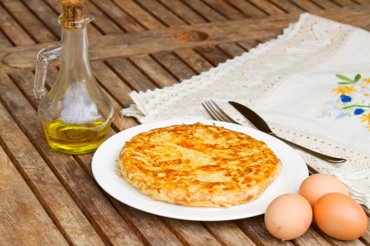 Tortilla de patatas fácil