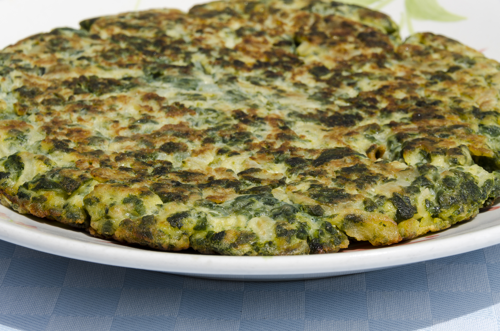 Tortilla de verduras variadas