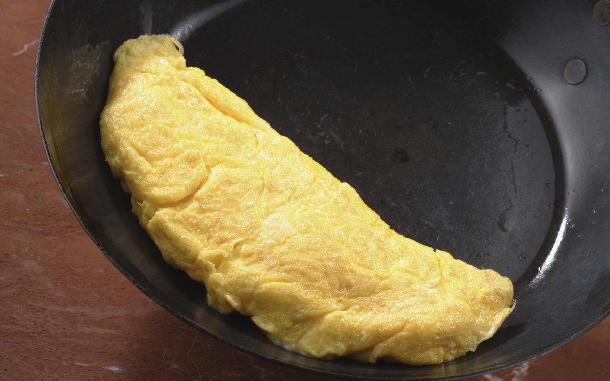 Cómo hacer una tortilla francesa perfecta