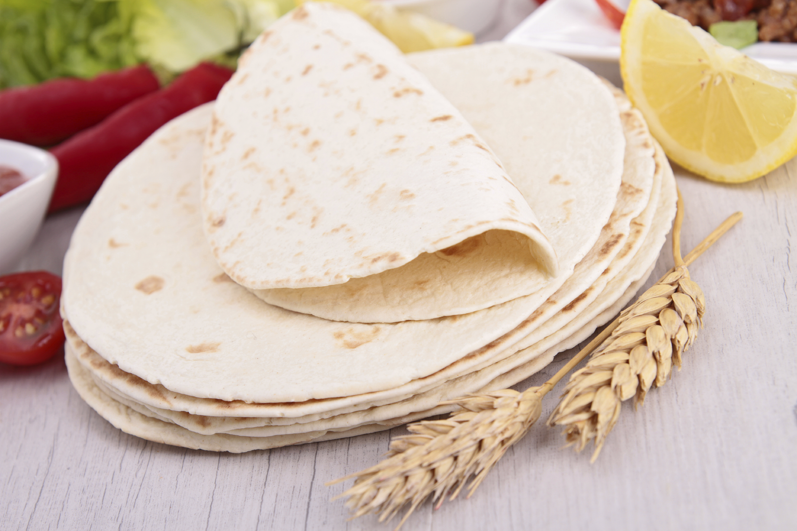 Tortillas de harina mexicanas