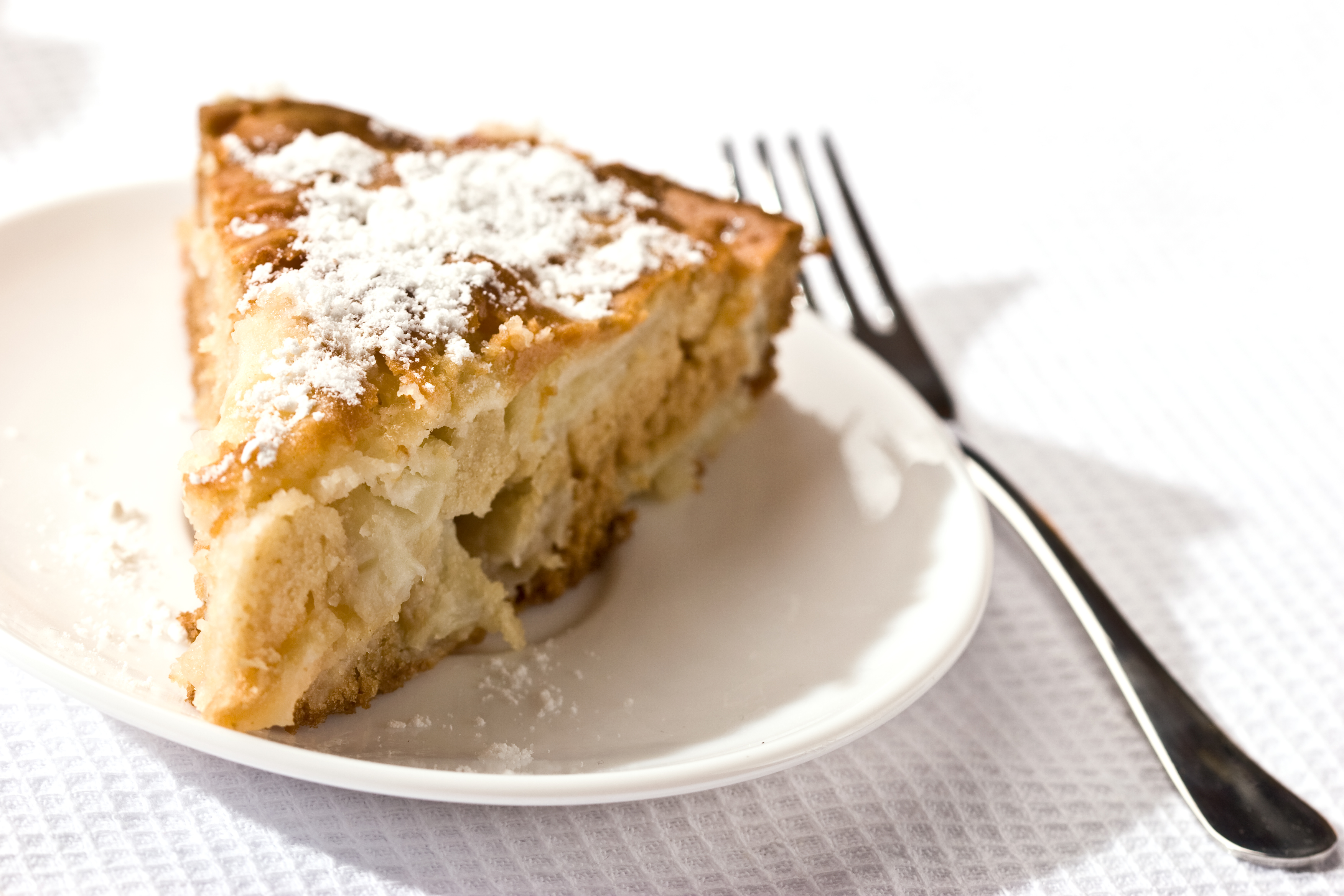 Tarta de manzana y queso